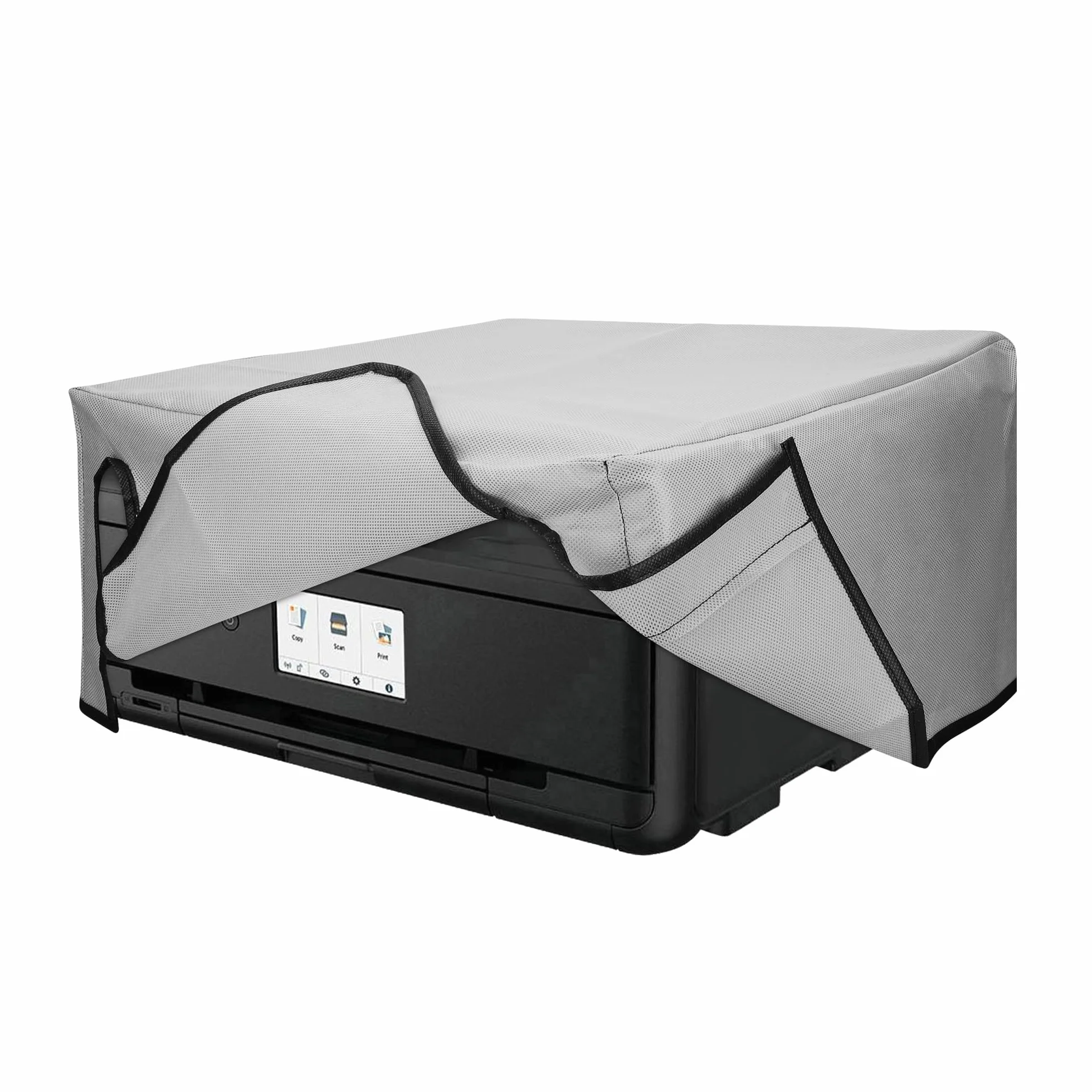 kwmobile Housse de protection pour imprimante Canon Pixma TS9550 G6050 TR7550 TR8550 gris clair