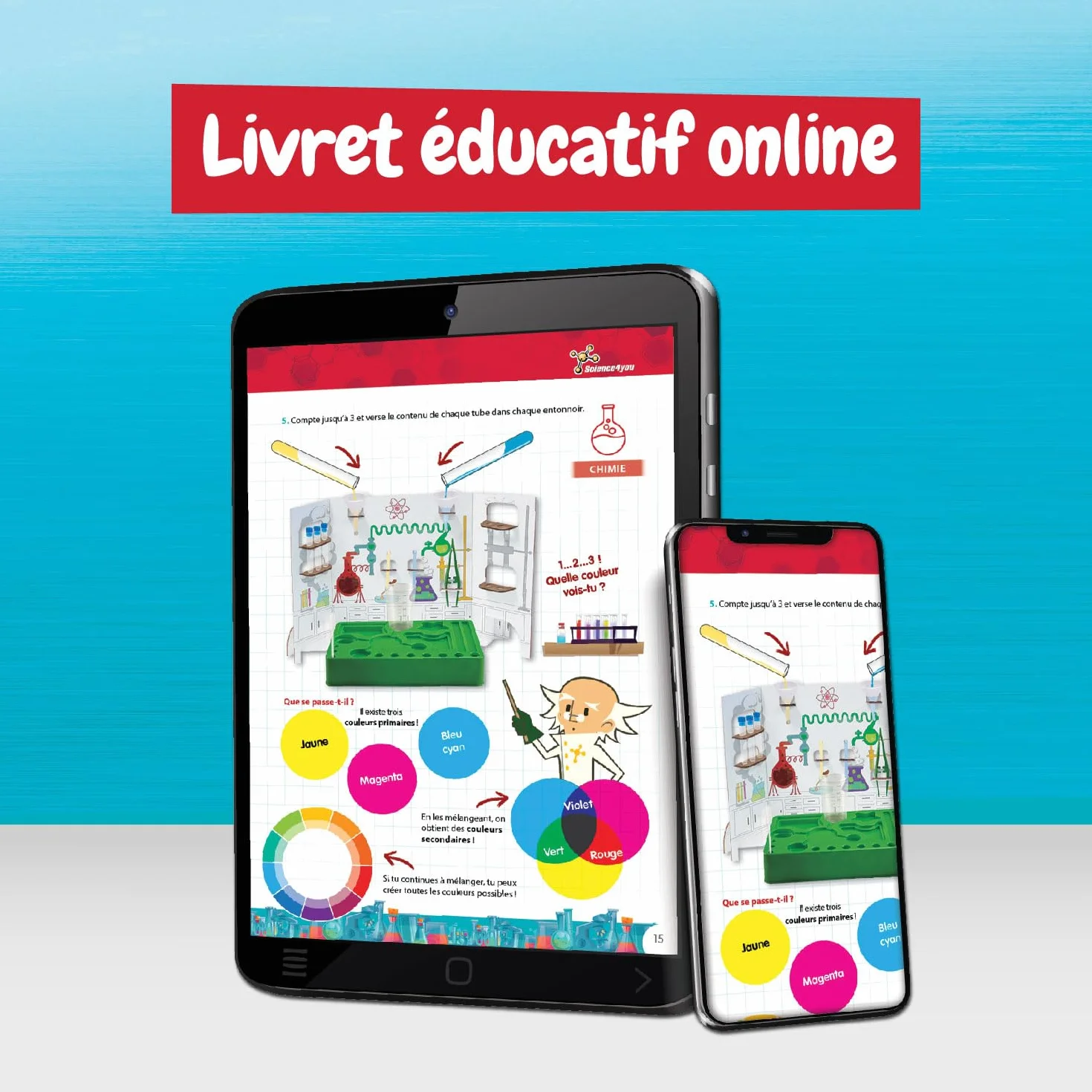 Science4you Kits Éducatifs Sciences Jeu Chimie Laboratoire Expériences Enfants 6 Ans