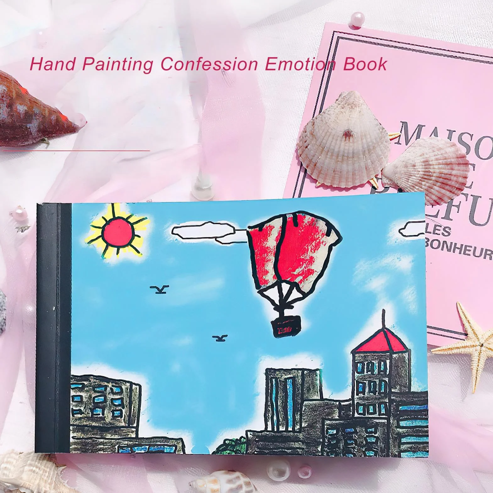 HAMIL Livre Proposition créative Animation flipss Bricolage avec Trou 126 Pages Bague cachée Cadeau fiançailles