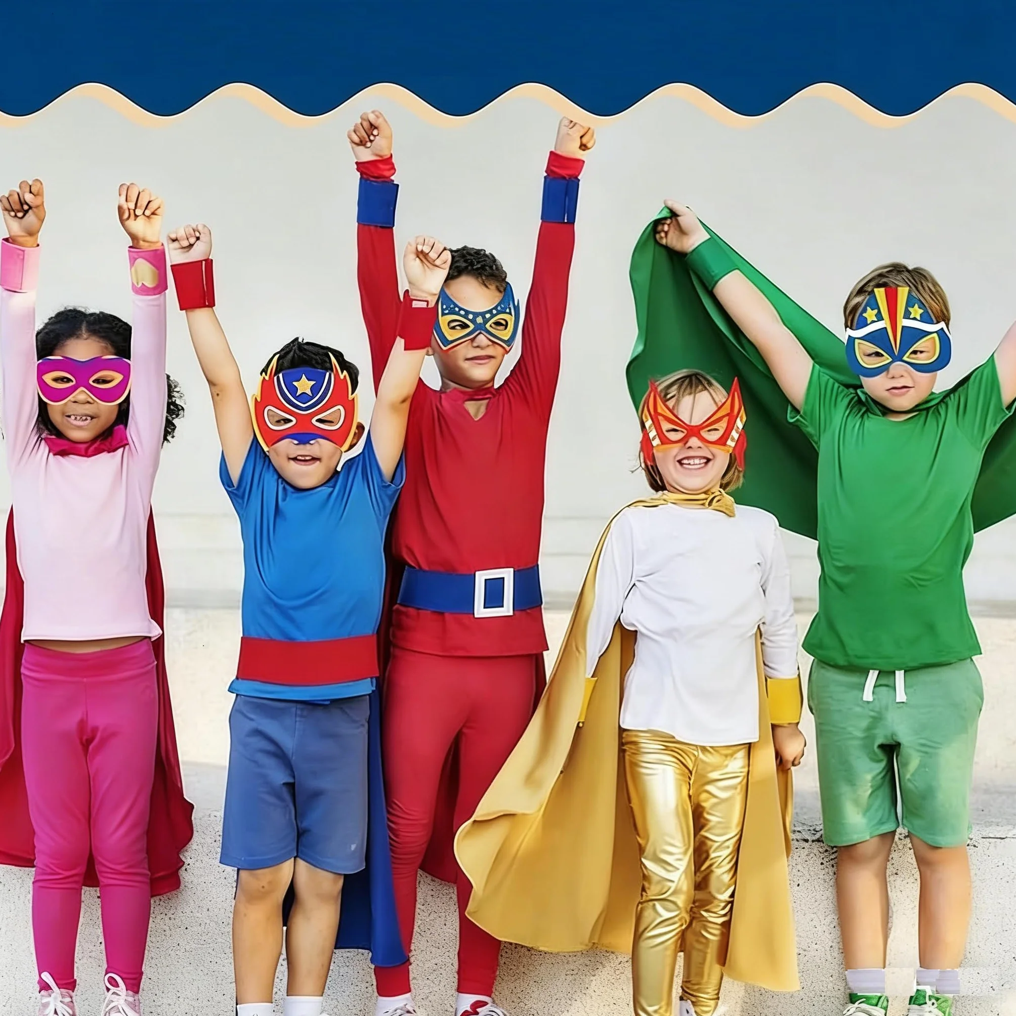 Masques à Colorier pour Enfant 12 Pièces DIY Super-Héros Peinture Bricolage