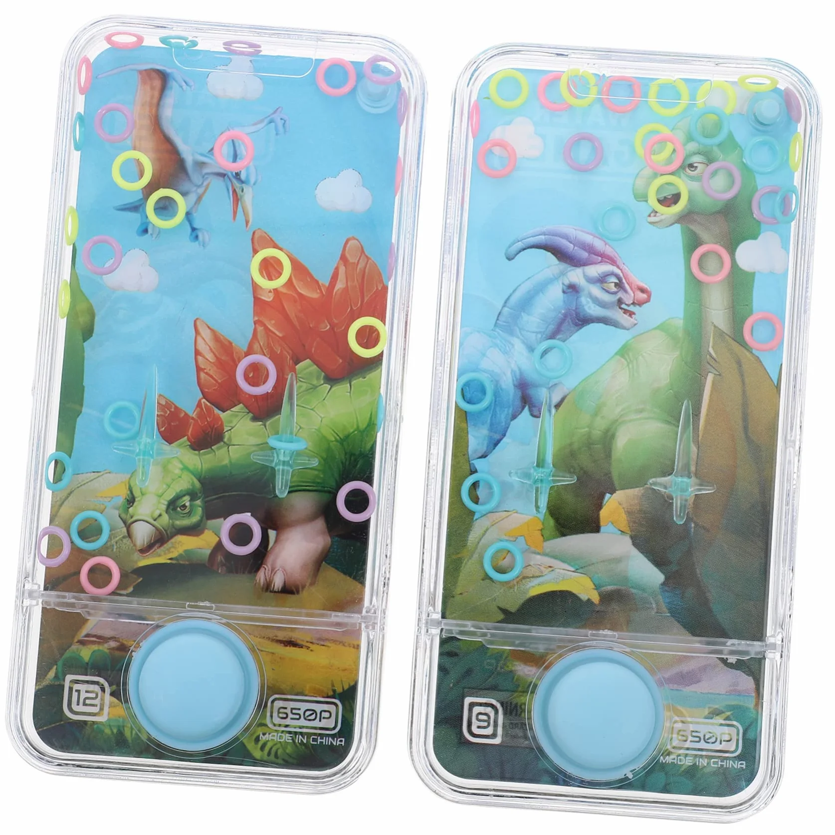 ERINGOGO Jeu d'eau Portable 2 Pièces Anneaux et Jouet d'eau pour Garçon et Filles