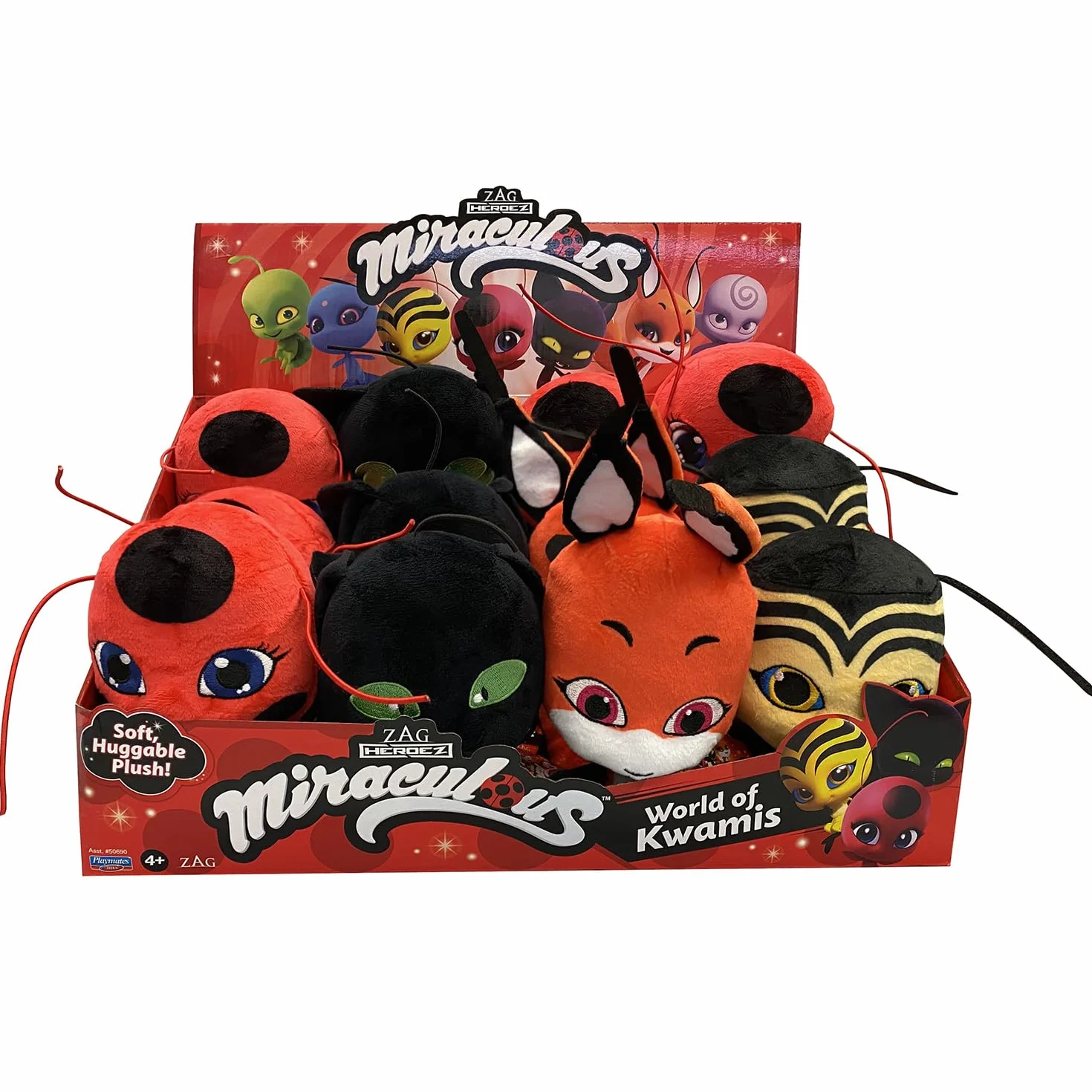 Miraculous Ladybug Peluche Tikki 15 cm Officielle Kwami Coccinelle Jouet Enfant 4 Ans+