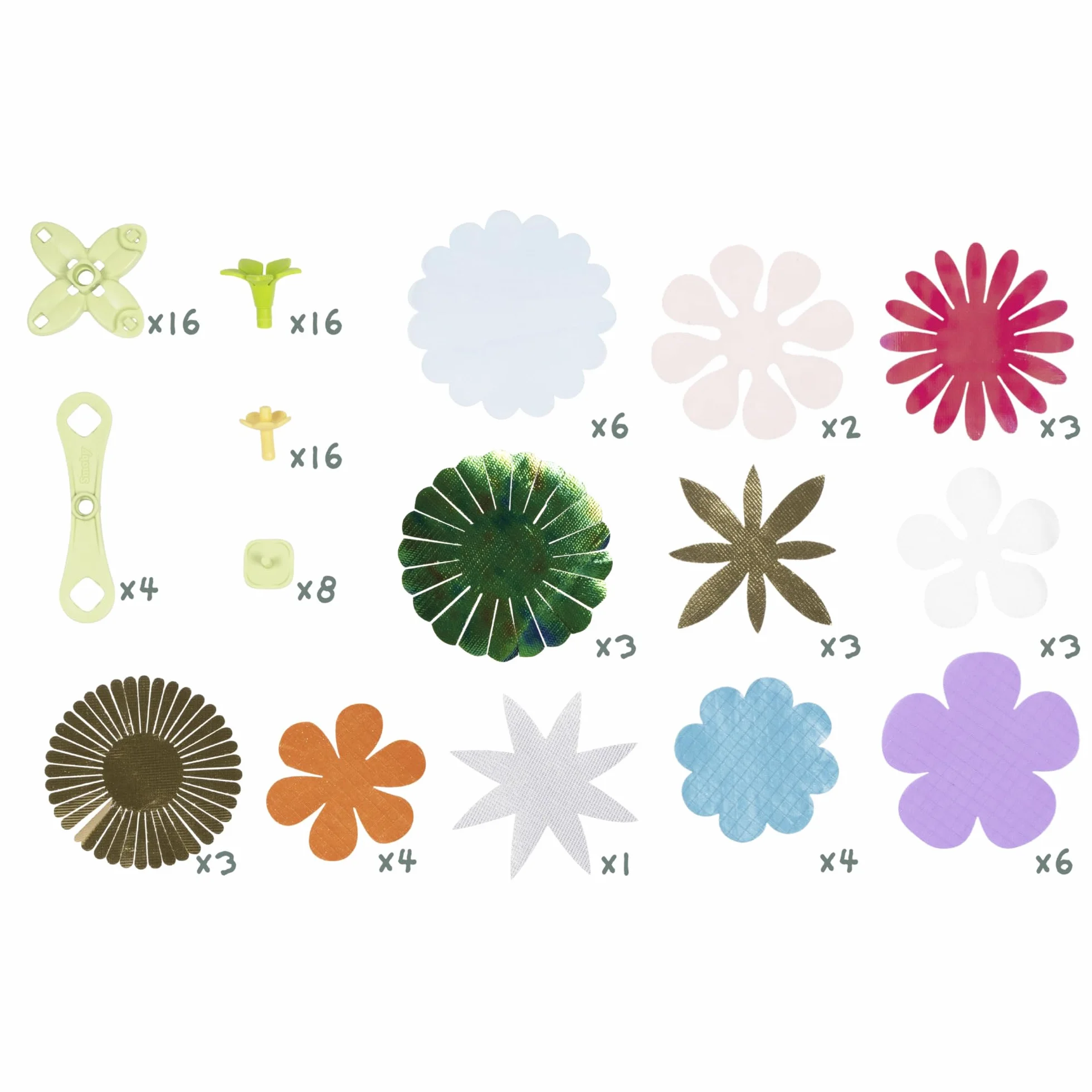 Smoby Recharge Set Déco Fleurs Atelier Création de Fleurs 5 Ans Fabrication Française