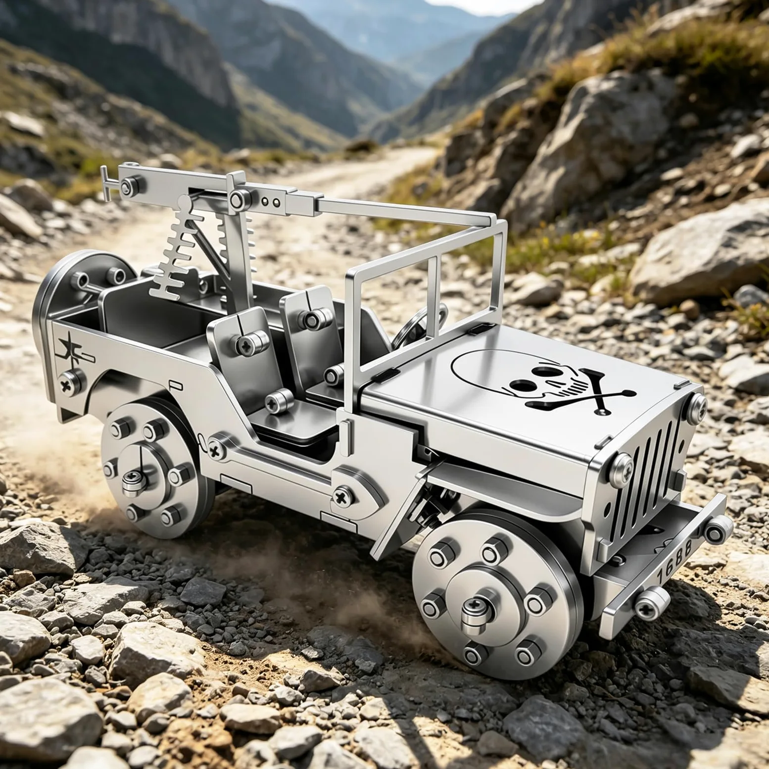 Casse-tête 3D en métal pour adultes, kit de modèle mécanique de voiture, argent, puzzles 3D en acier inoxydable pour adultes, décoration d'intérieur, loisirs créatifs, cadeaux