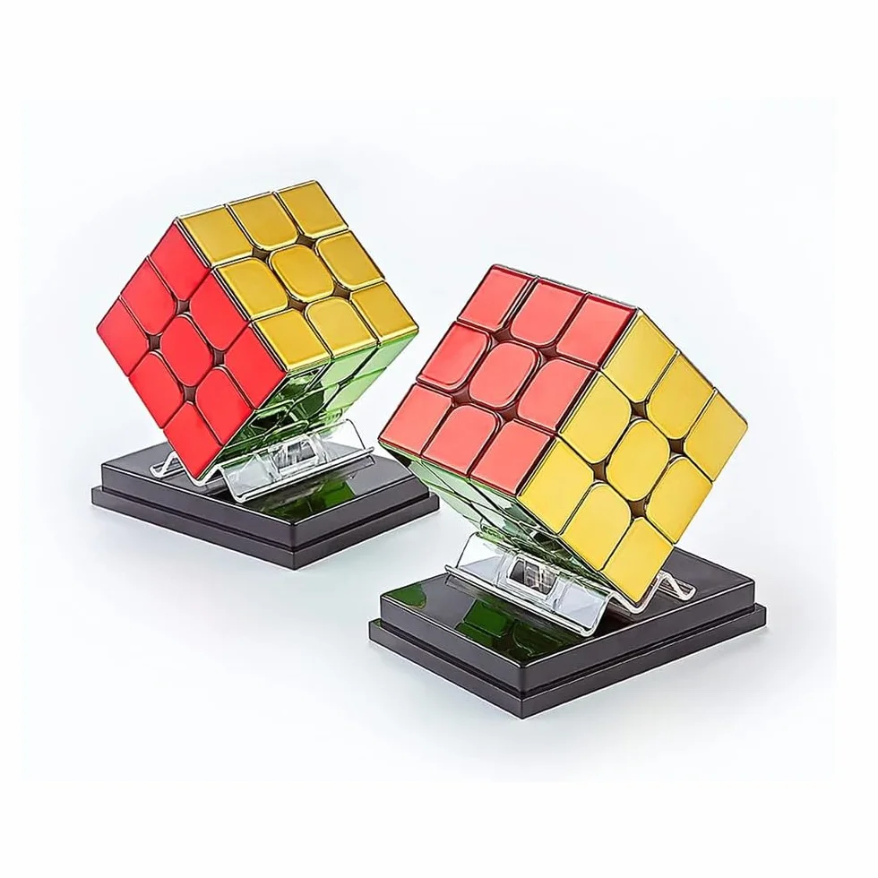 XMDCuber 3x3 Speed Cube Magnétique de Vitesse Puzzle Réfléchissant Miroir Brillant