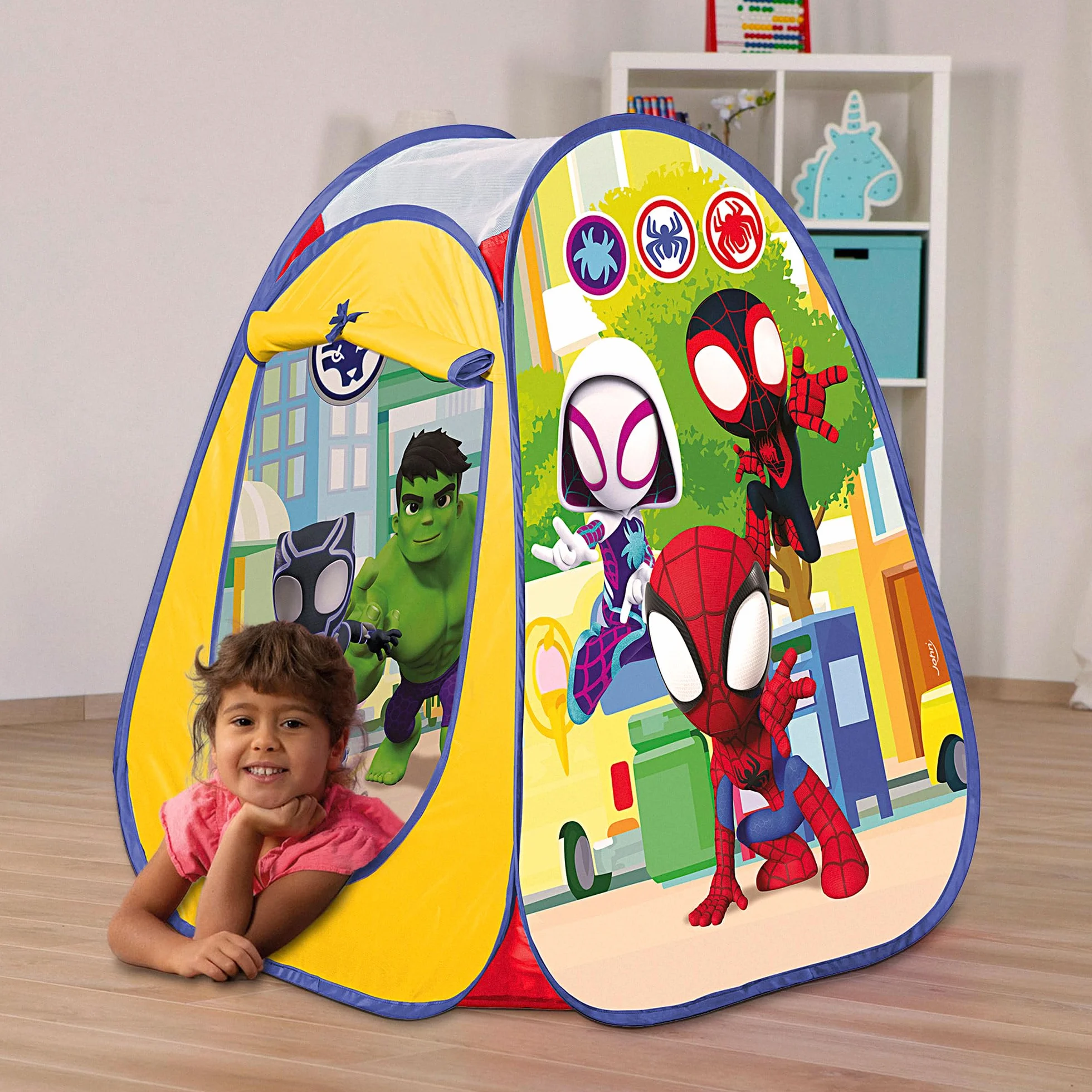 John Tente de Jeu Pop Up Marvel Spidey et Ses Super Amis Multicolore