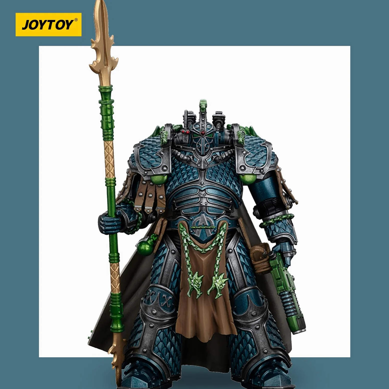JOYTOY Warhammer 40k Alpha Legion Alpharius Primarch of the XXth Legion Figurine d'action 1/18, combinant valeur de collection et plaisir de jouer
