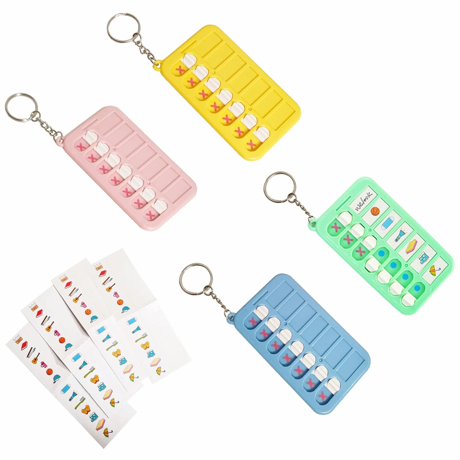 Tableau To Do List Réutilisable Amovible Organisation Familiale Routine Enfant Semainier 4 Pièces