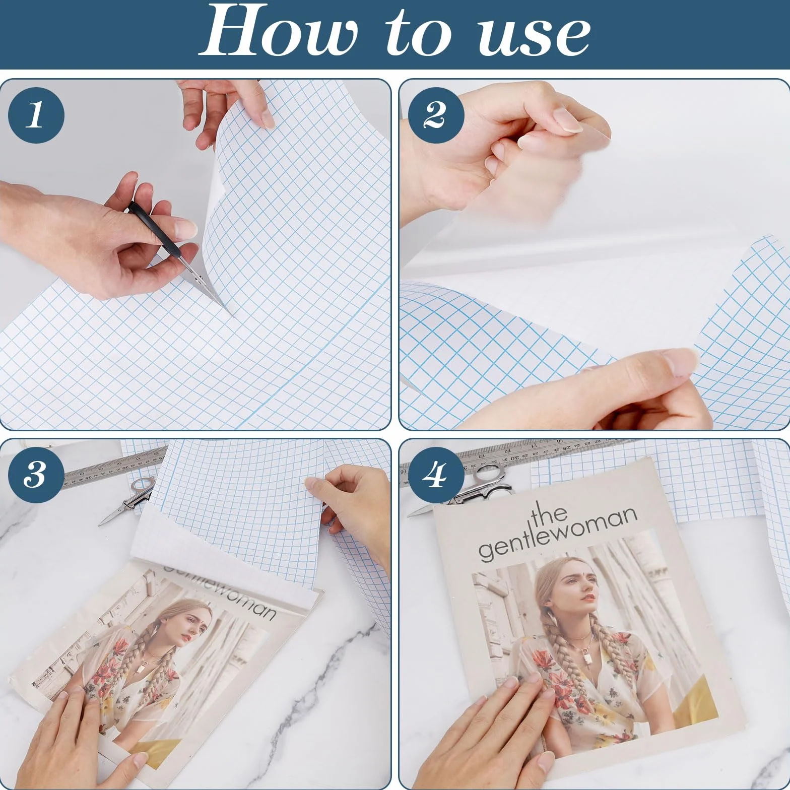 Film de protection autocollant pour livre Dadabig 40 cm x 15 m transparent 0,08 mm indéchirable imperméable