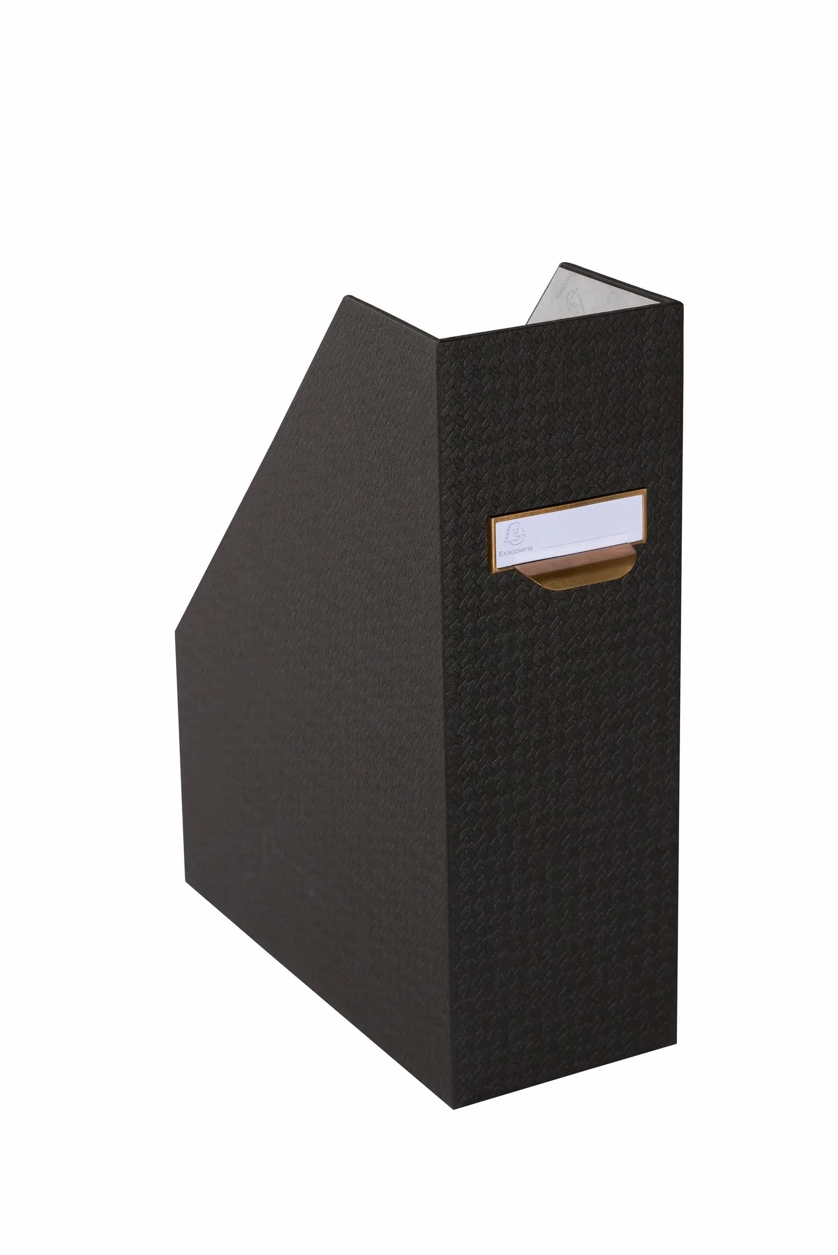 Exacompta Office By Me porte-revues carton A4 A4+ 31x25x10 cm Noir