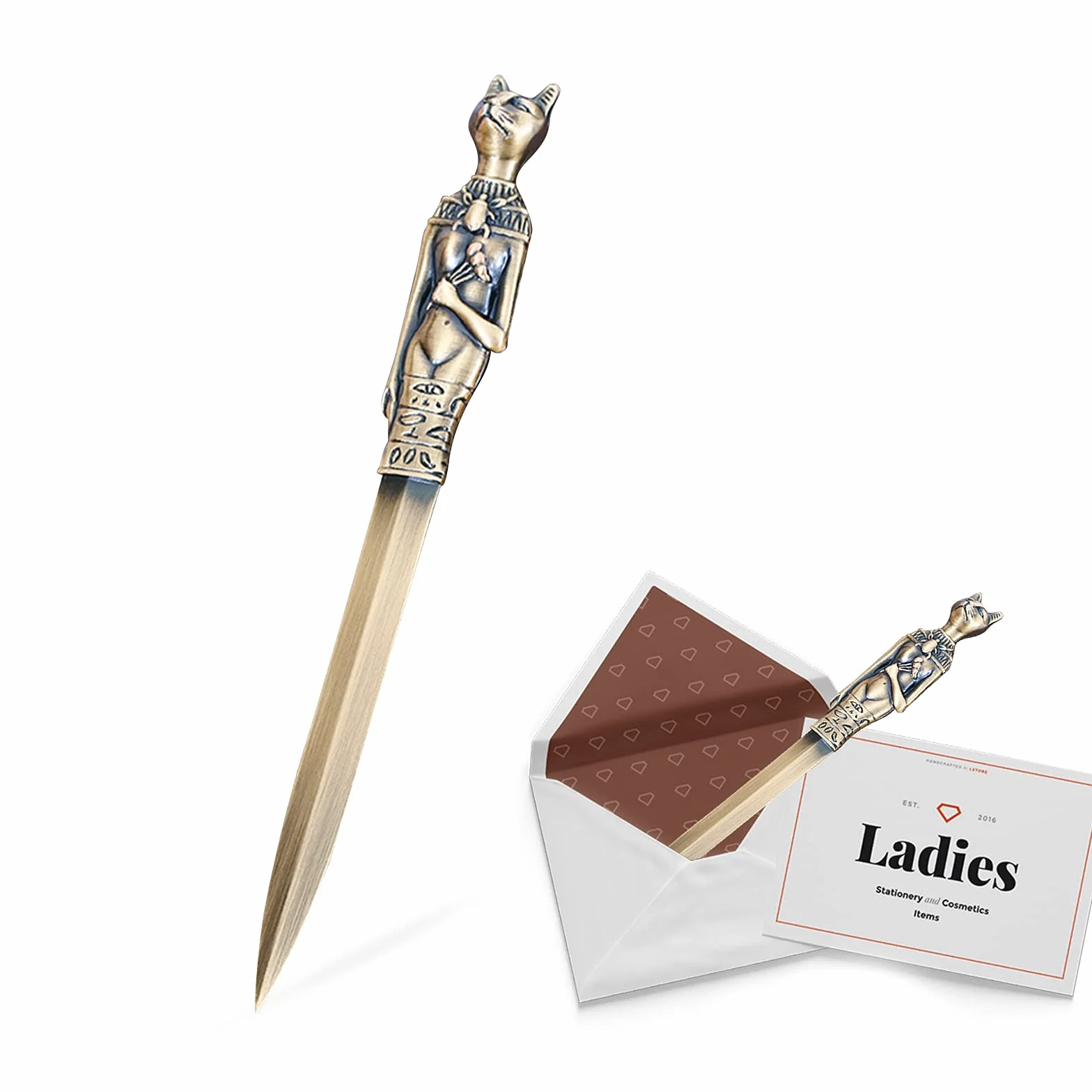 Anubis Ouvre Lettre en Alliage, Coupe Papier Durable, 4cm x 19.4cm