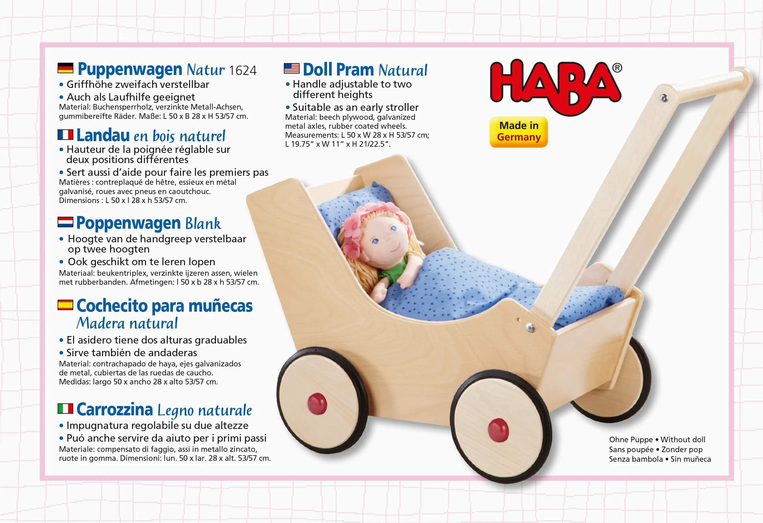 Haba - 1624 - Landau, naturel
