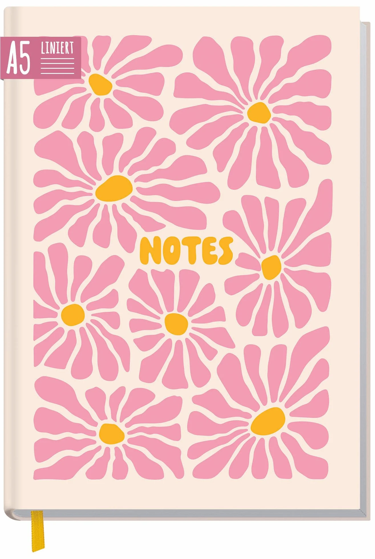 Carnet de notes A5 ligné Trendstuff by Häfft 124 pages journal intime