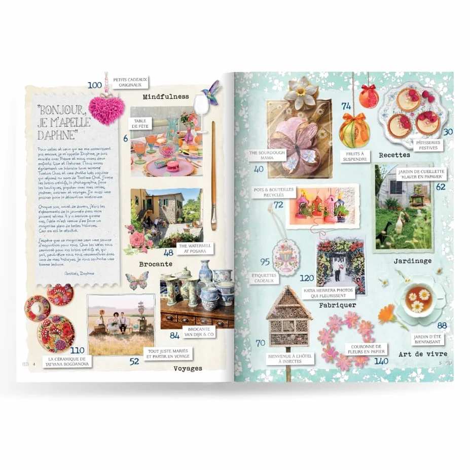 Daphne's Diary Magazine #4 2026 (Français) | Magazine créatif | 128 pages