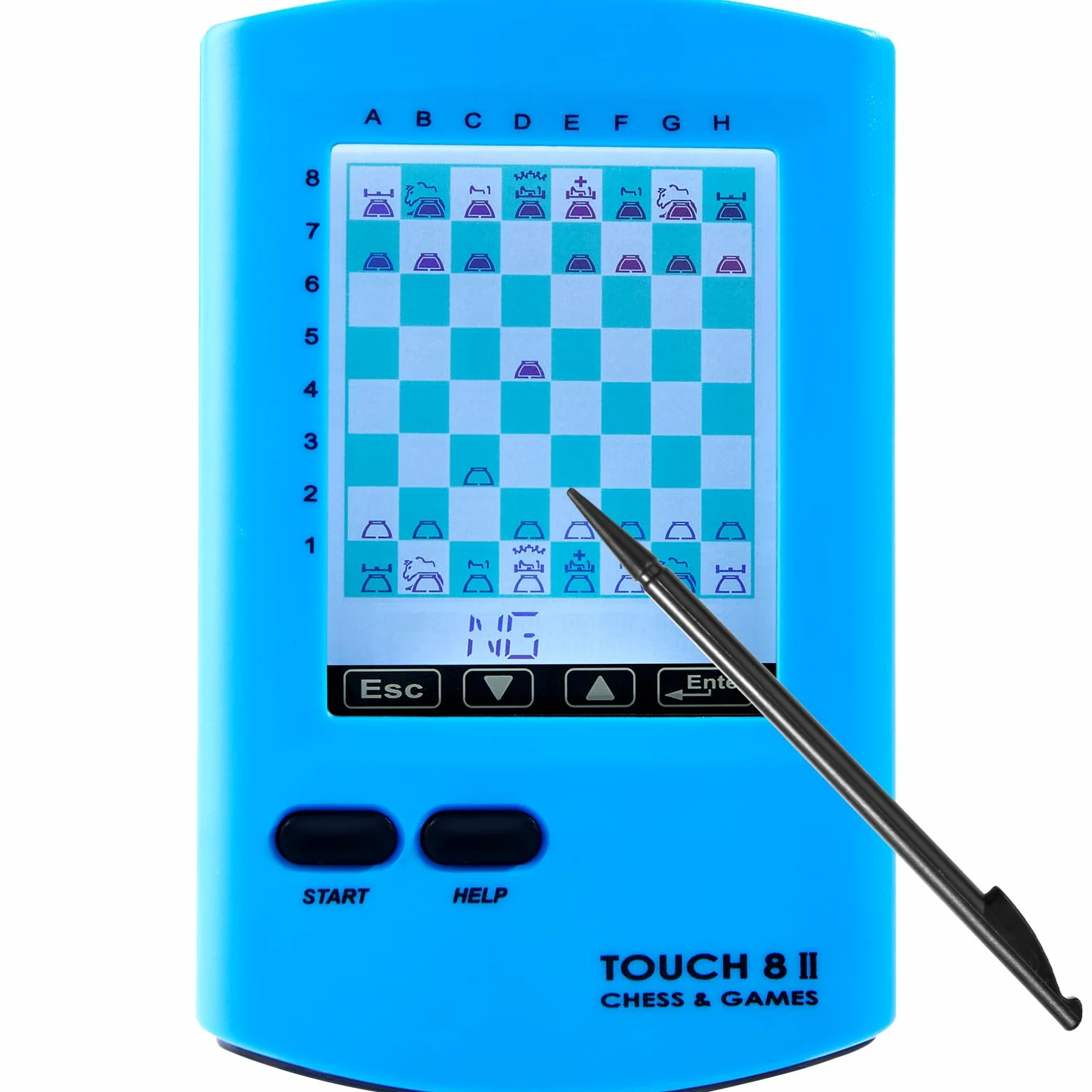Échiquier électronique portable, ordinateur d'échecs tactile 8 en 1 avec entraînement IA, écran HD de 7,4 cm, jeu d'échecs de voyage portable pour enfants et adultes, plus de 220 jeux de