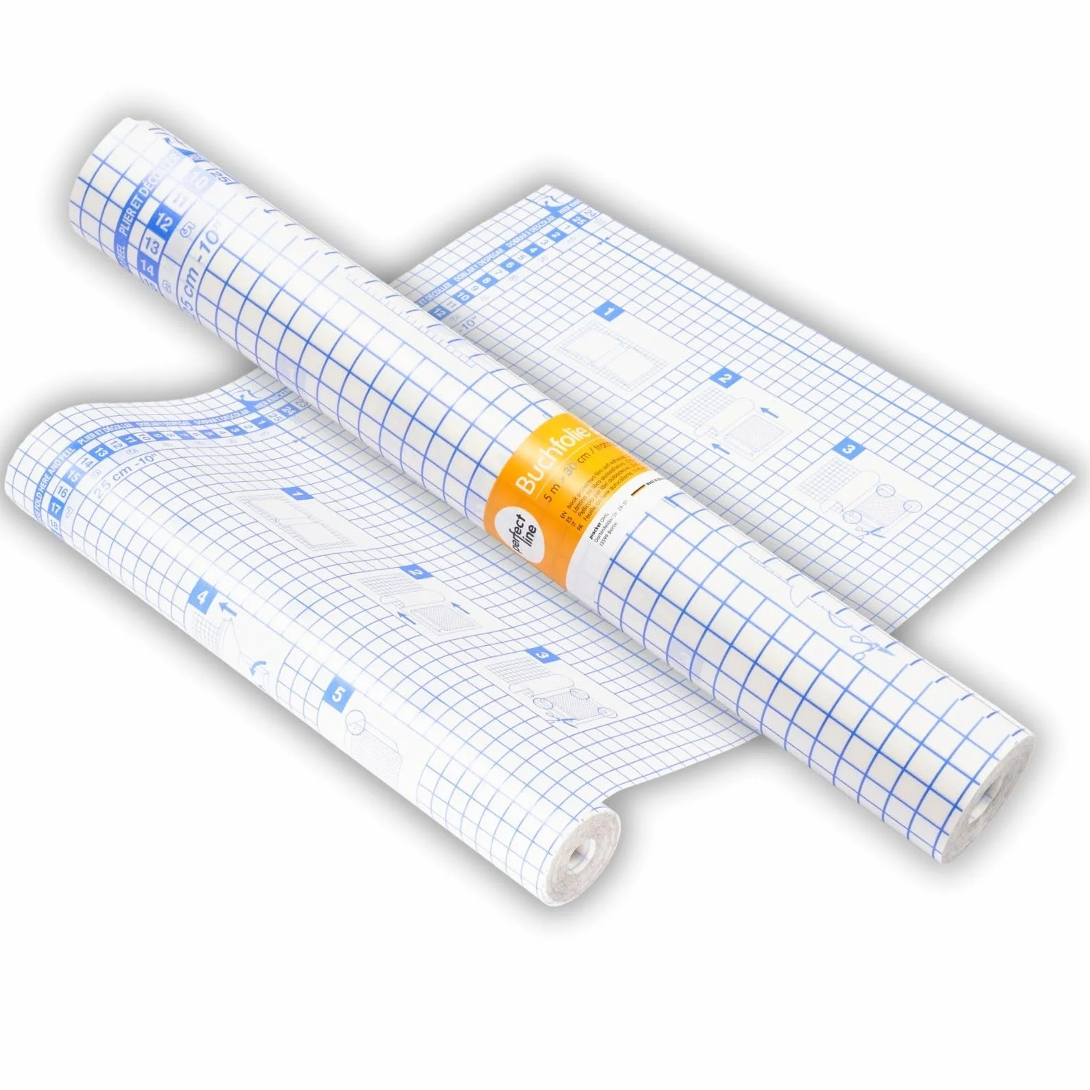 Film de protection autocollant pour livre 5 m x 30 cm transparent découpable indéchirable