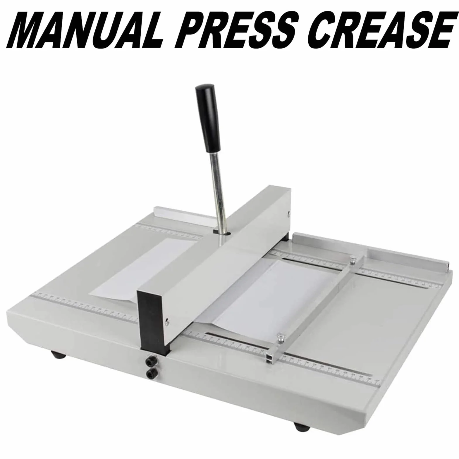 Machine à Rainer Manuelle 350 mm avec Règle de Positionnement pour Cartes de Vœux, Brochures et Photos