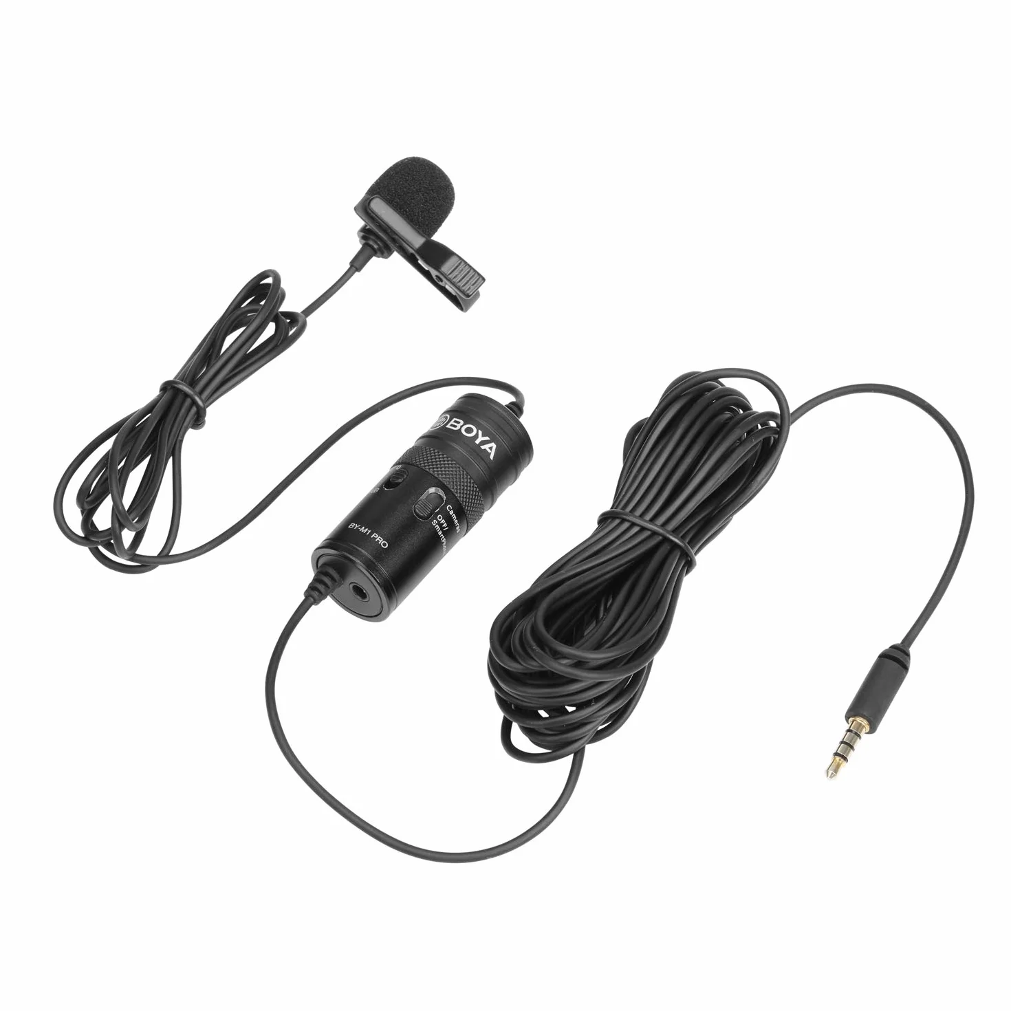 BOYA BY-M1 Pro Micro cravate universel pour smartphones, reflex numériques, caméscopes, enregistreurs audio, PC
