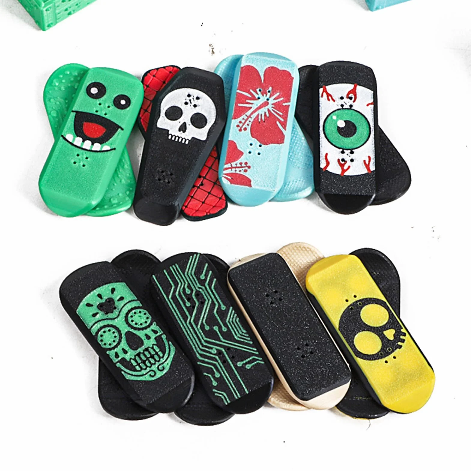 Magnetic Mini Fingerboard 3D Printed Fingerboard Obstacles Stress Relieving Portable