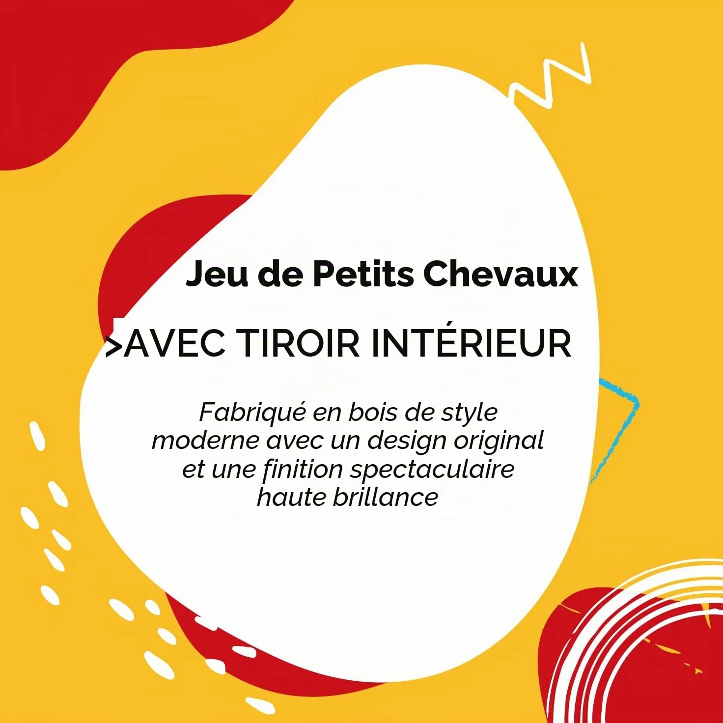 Cayro - 2631 - Jeu De Plateau - Petits Chevaux De Luxe