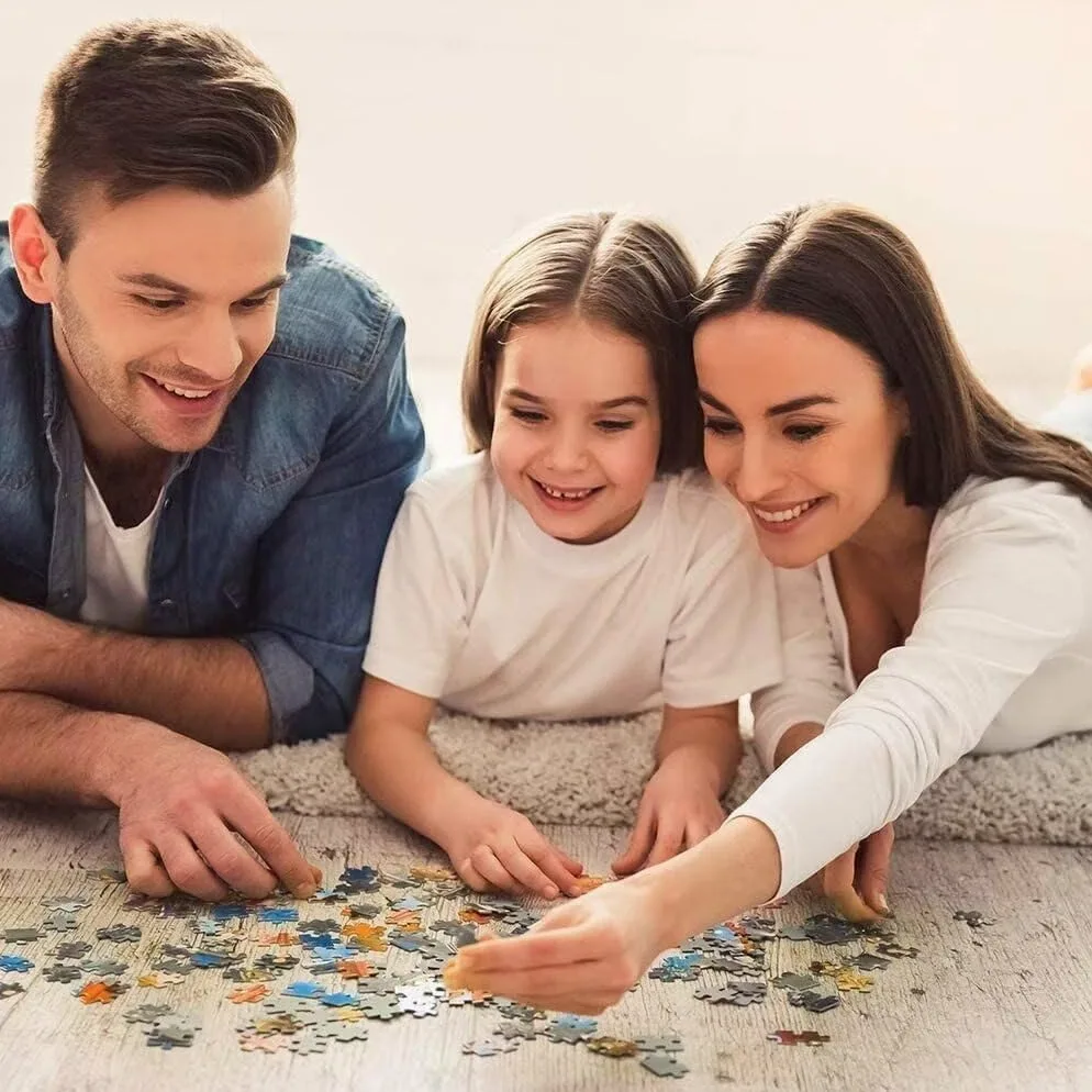 LORDOS Puzzle Adulte 2000 Pièces - Seigneur des Anneaux - Challenge Puzzle - Bois naturel + Carton - 100x70cm - 2000 pièces - Unisex - 14 Ans et Plus