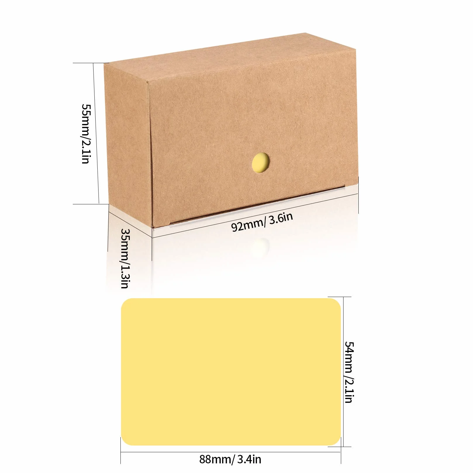 Lot de 400 cartes vierges colorées Kraft pour loisirs créatifs rose/vert/jaune/bleu