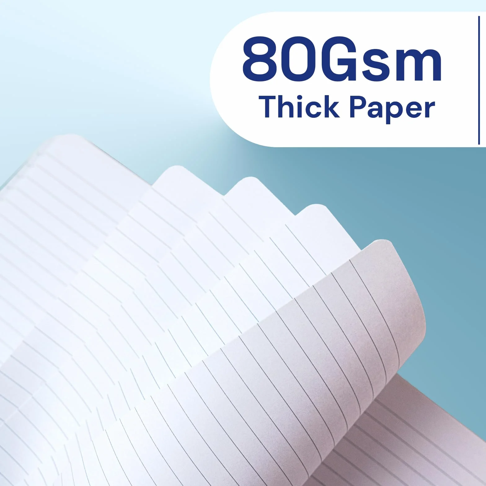ONAVIA Carnet de Notes A5 Classique Papier Ligné Couverture Rigide Fermeture Elastique 160 Pages 80 g/m² Noir