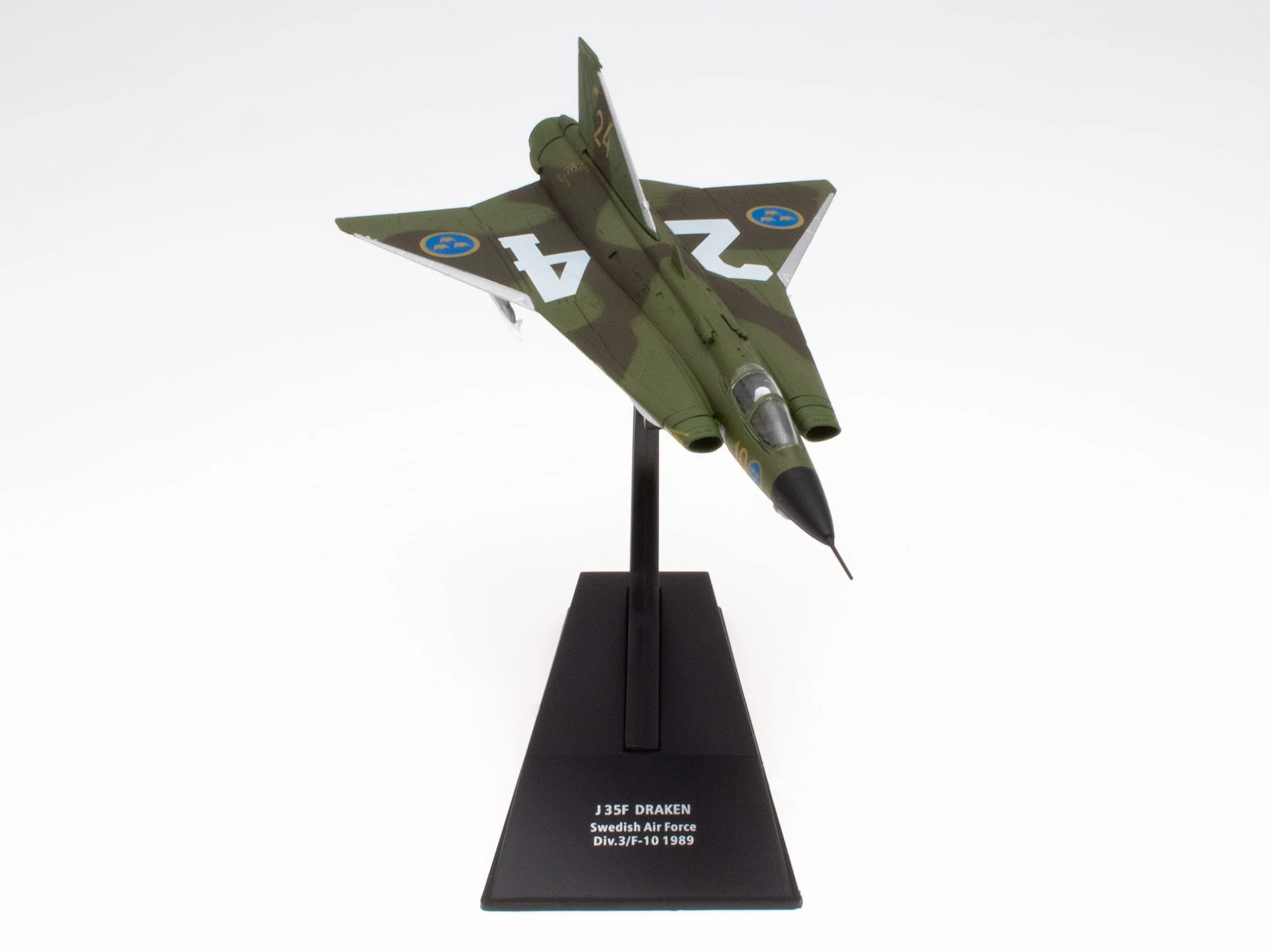 OPO 10 Avion de Combat Militaire 1/100 Compatible J 35F DRAKEN Swedish AIR Force 1989
