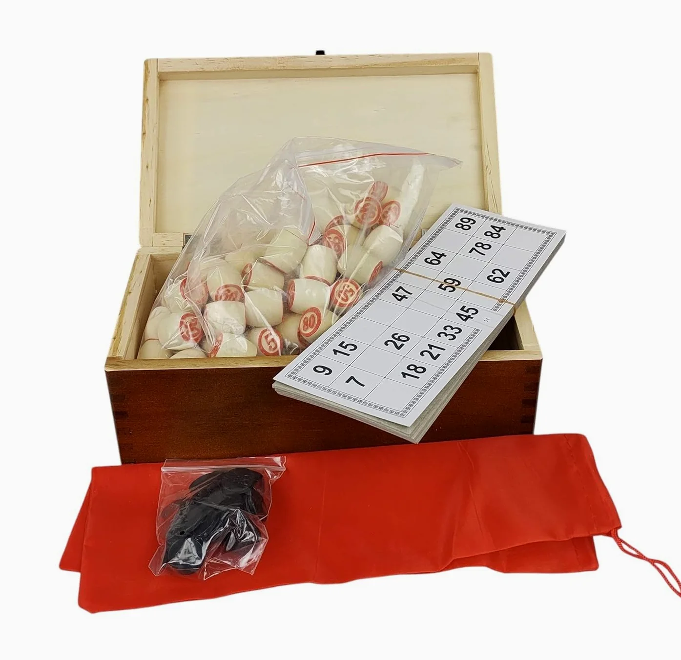 Jeu De Loto Russe Dans Un Coffret En Bois Bingo Loto