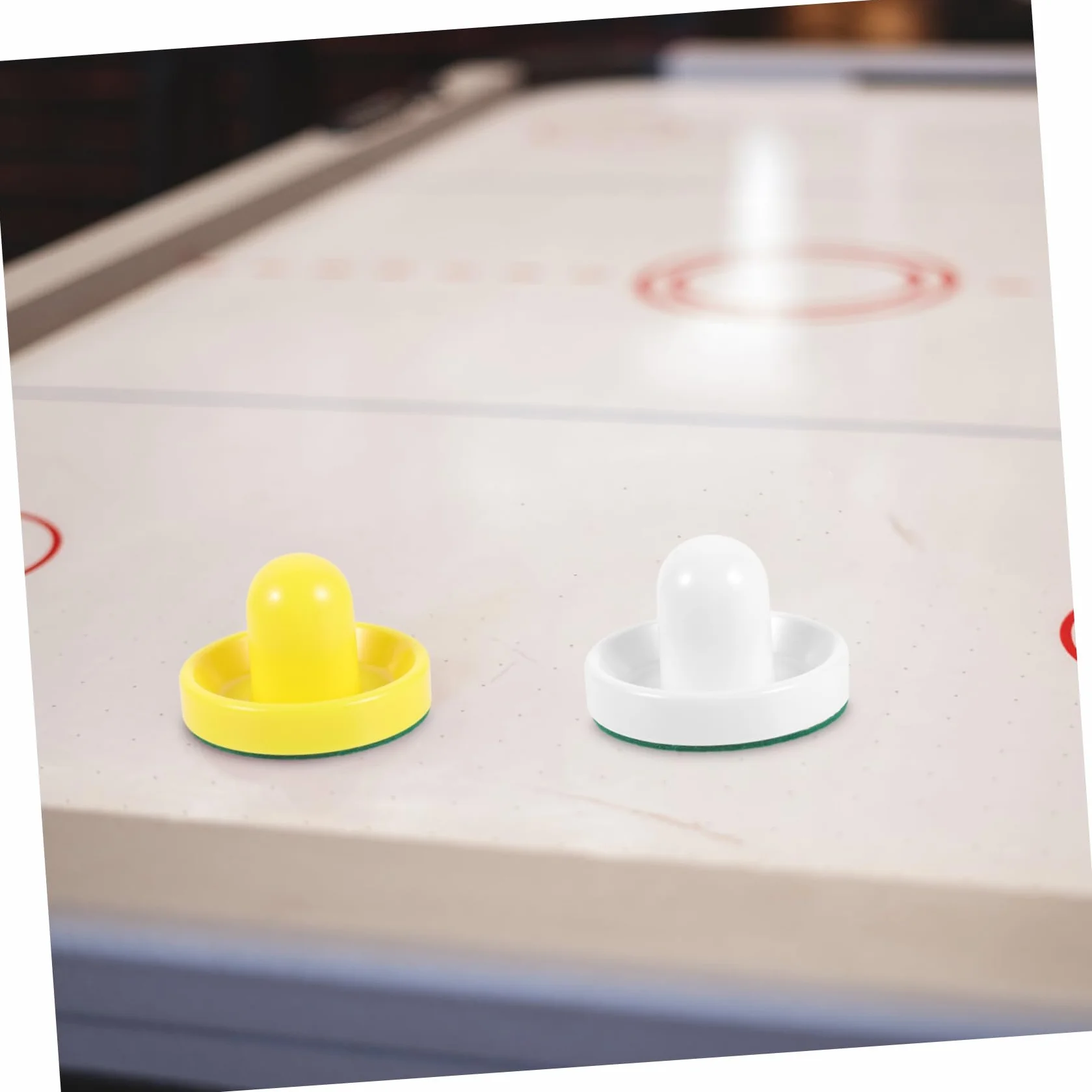Set de Palets de Hockey Table Ronds Pousseur en Abs Lisse