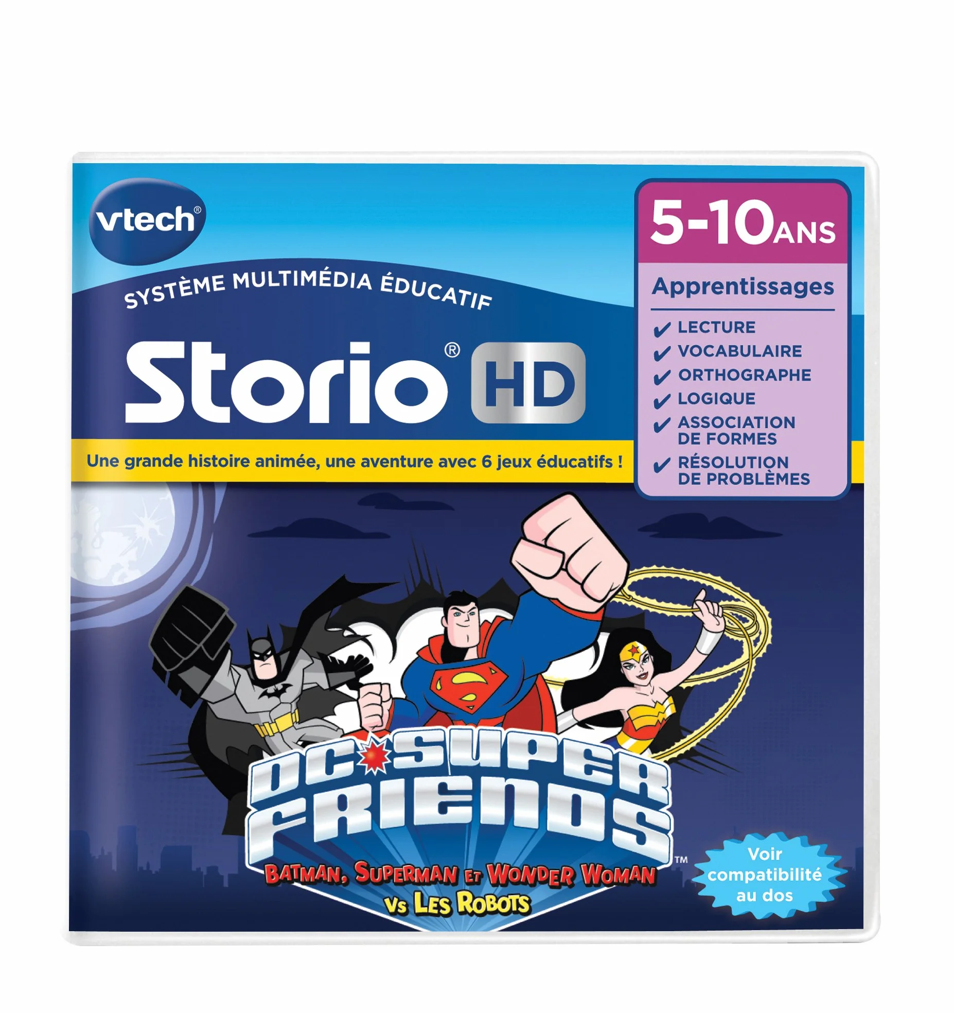 VTech Jeu HD Storio Batman vs Superman
