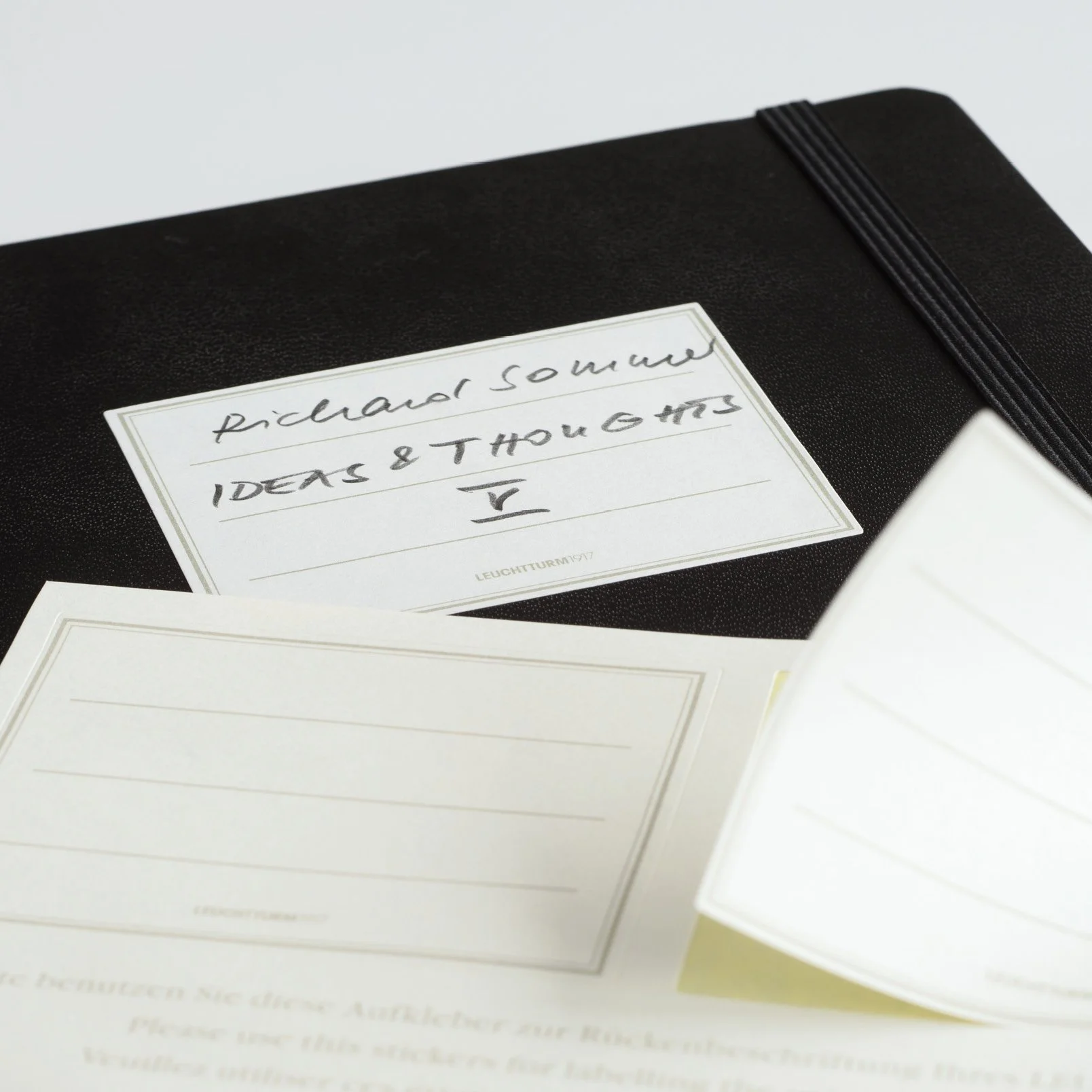 Carnet d'adresses A5 noir, Medium