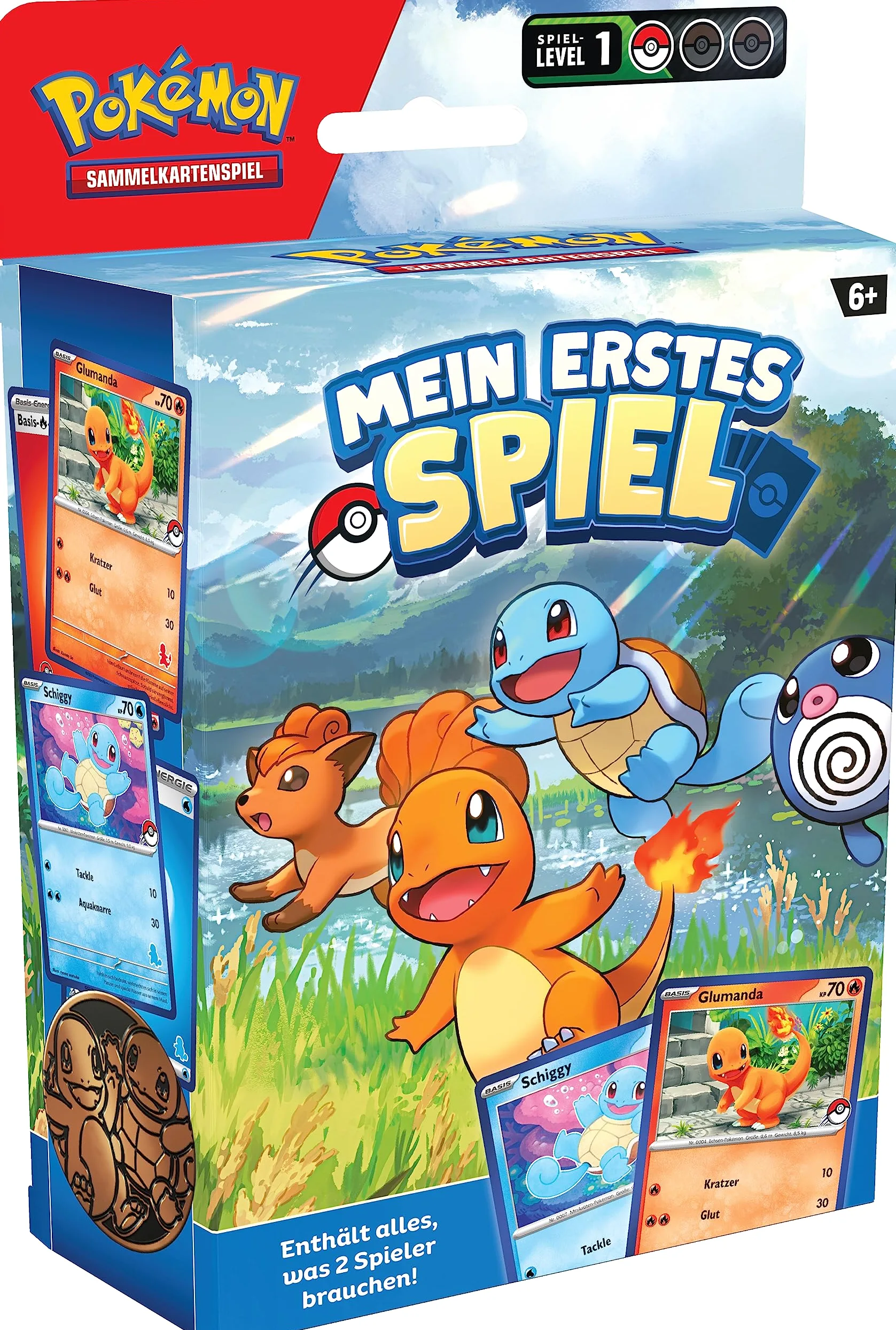 Pokémon Starter-Set My First Game-Glumanda and Schiggy