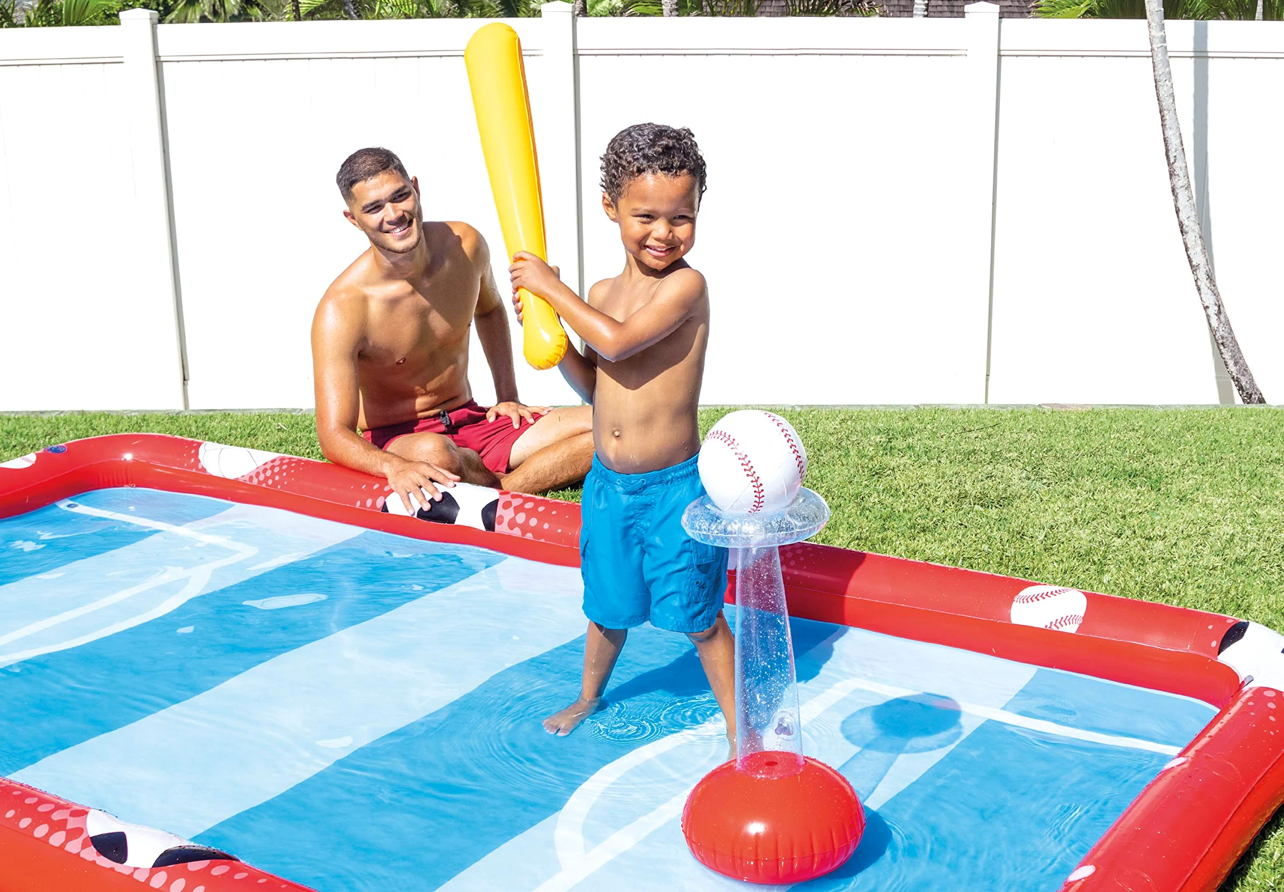 Pataugeoire gonflable pour enfants Intex Sports Games 470 l (325 x 267 x 102 cm)