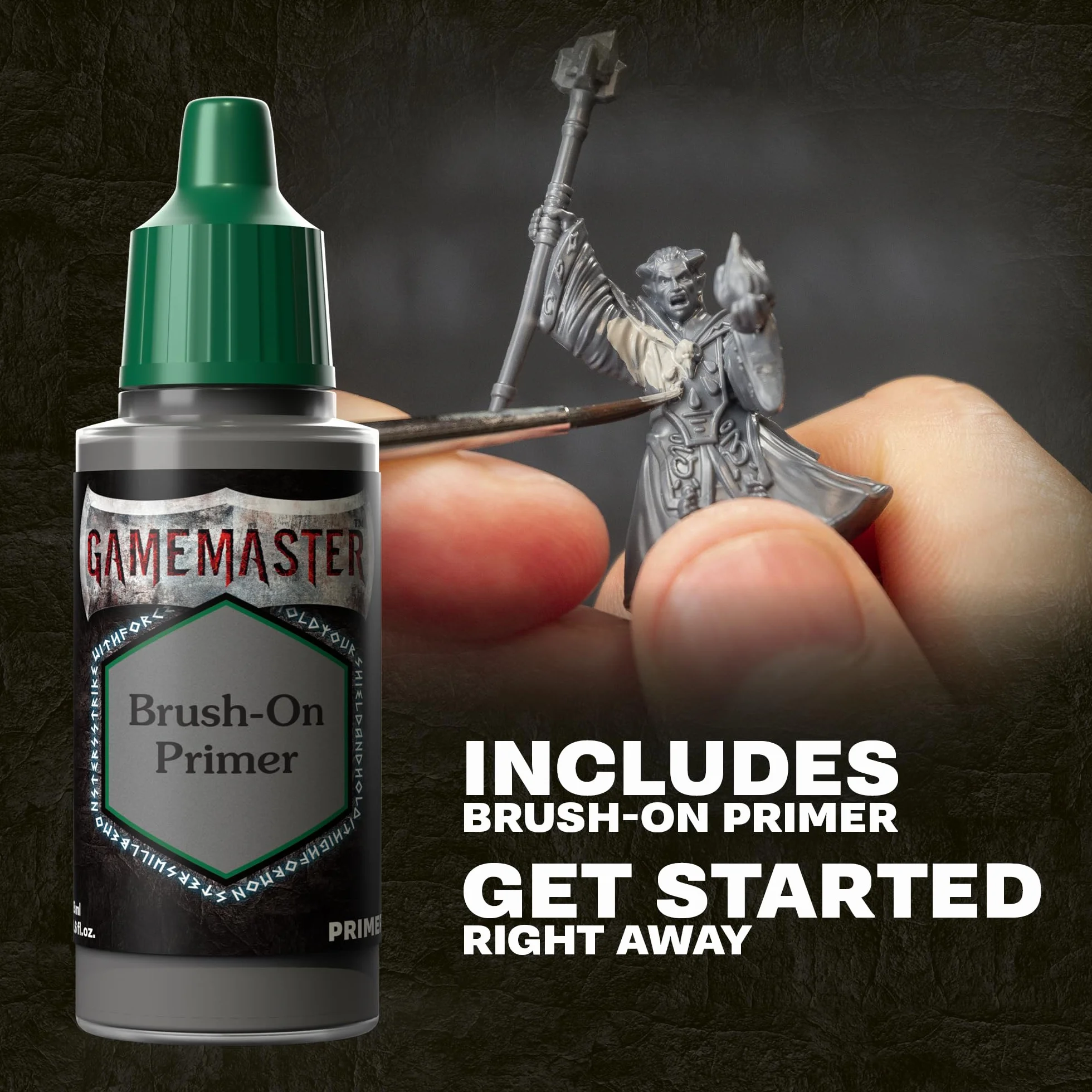 The Army Painter GameMaster: Adventure Starter Role 15x18ml Warpaints Fanatic Peintures Acryliques avec Primer et Pinceau