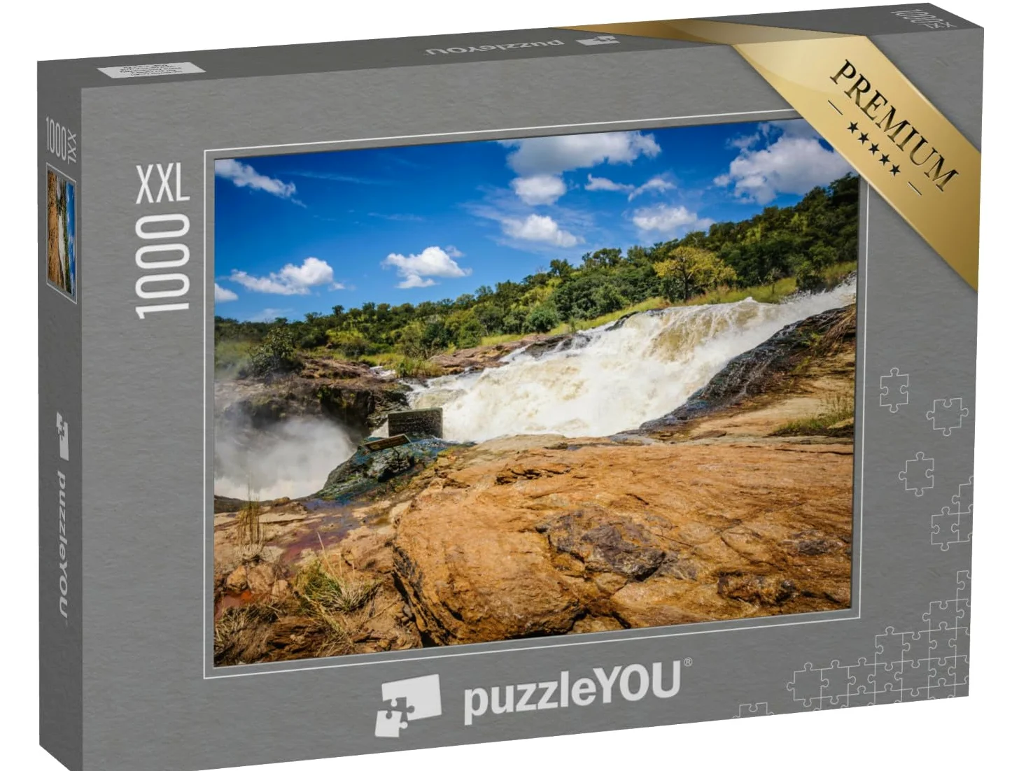 Puzzle 1000 pièces XXL « Image de la Nature et des Animaux dans Le Parc de Murchison Falls, Ouganda, Afrique »