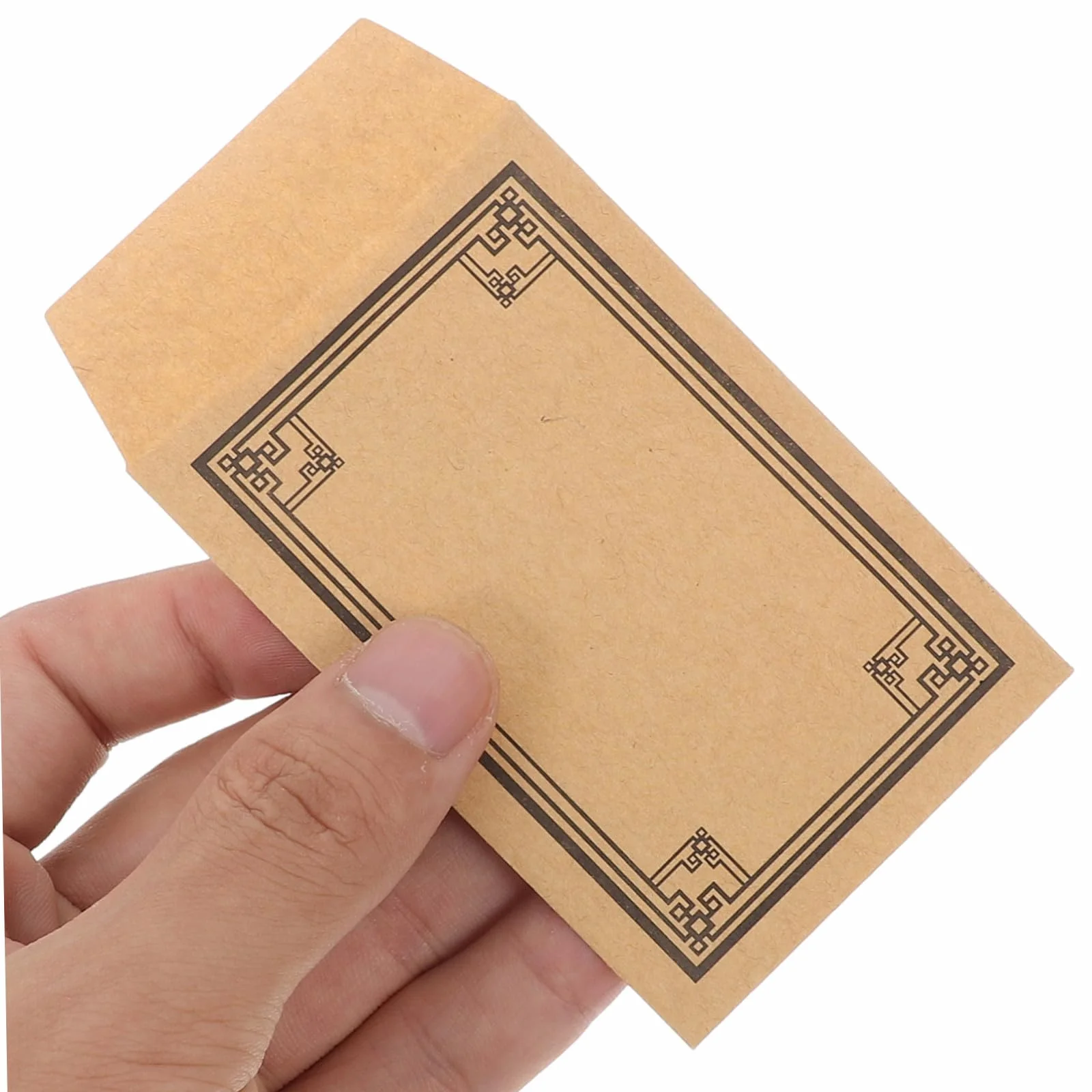 Mini Enveloppes Auto-adhésives Lot de 50 Papier Kraft Kaki pour Pièces de Monnaie