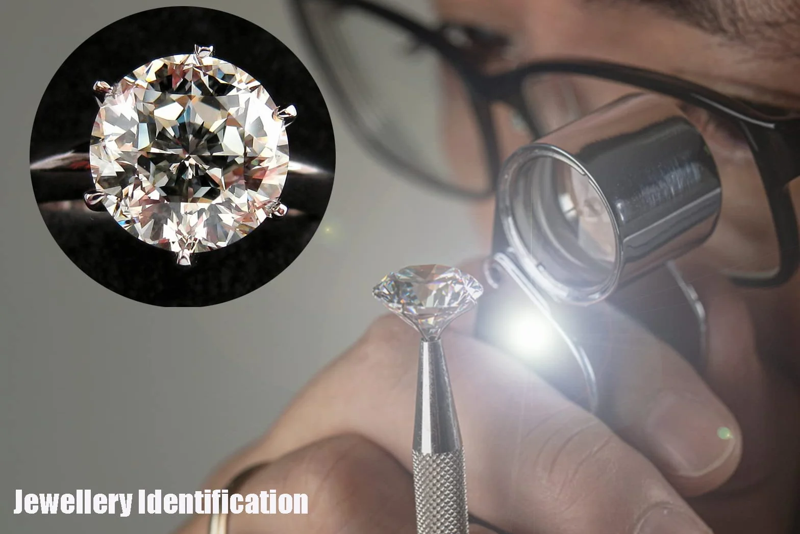 Loupe Bijoutier 40X en Acier Inoxydable pour Diamants, Bijoux, Pièces de Monnaie