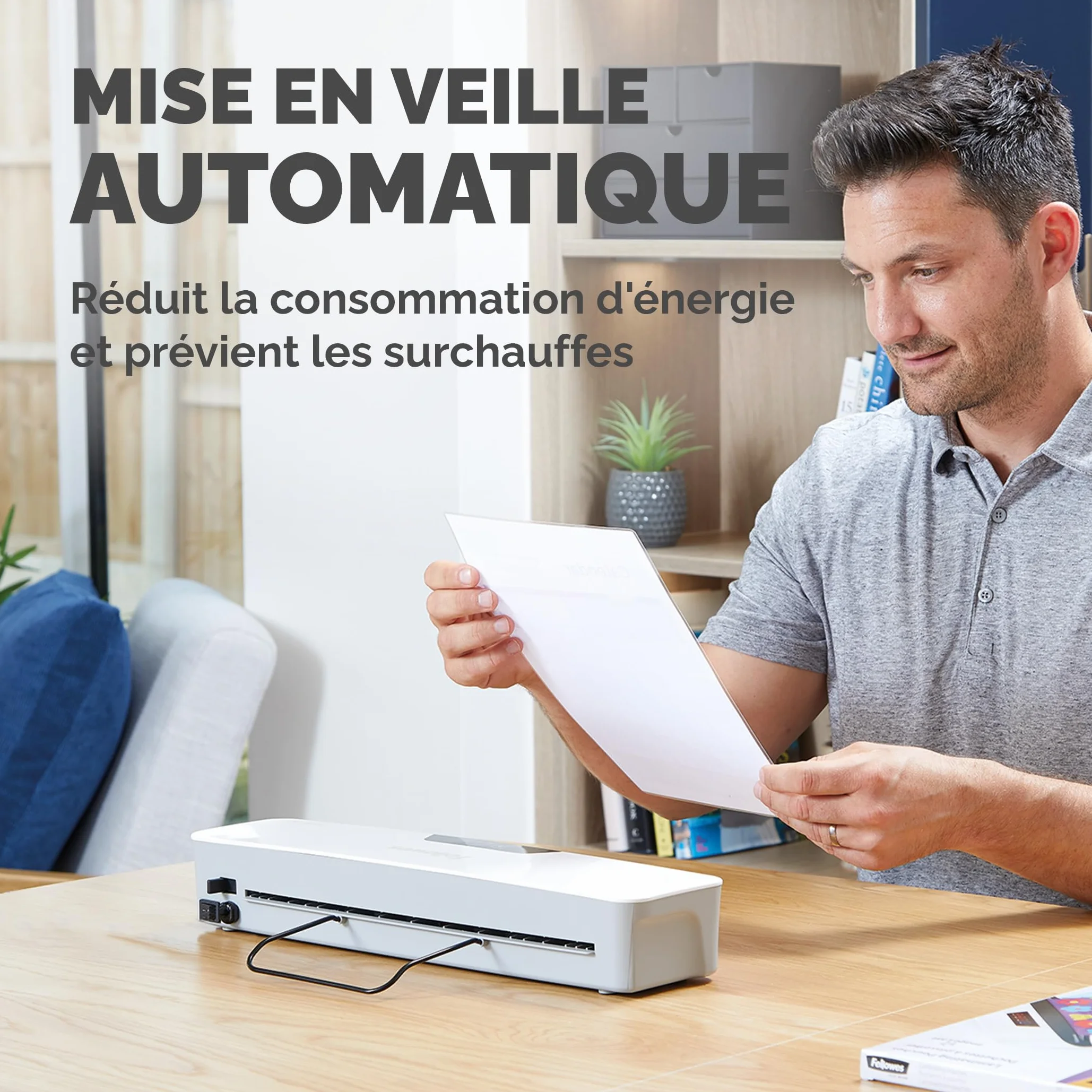 Fellowes Plastifieuse Pixel A3 125 microns avec 10 pochettes