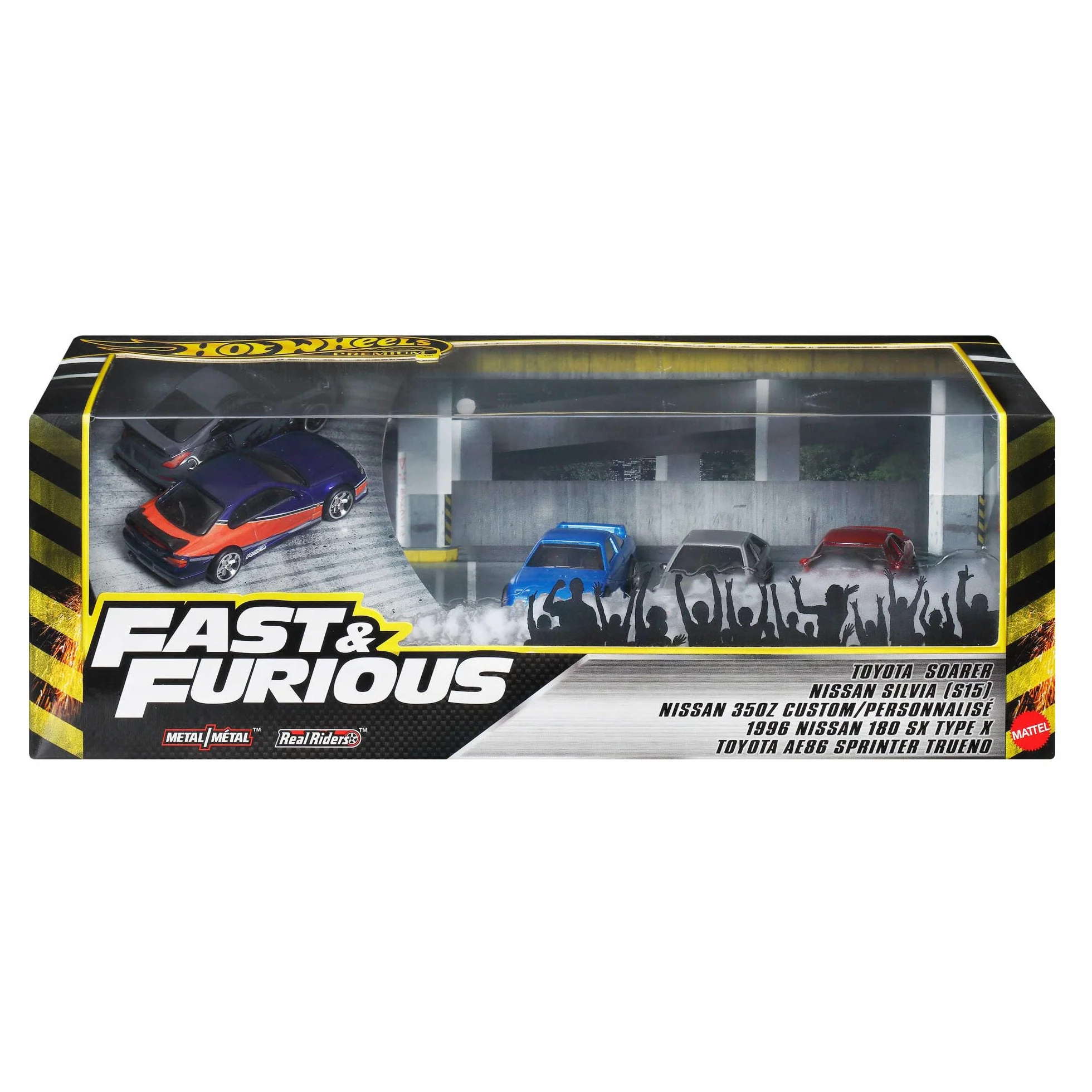 Hot Wheels Coffret Premium Fast & Furious Tokyo Drift 5 Véhicules Métal Moulé Échelle 1/64 Film Collection JFL99