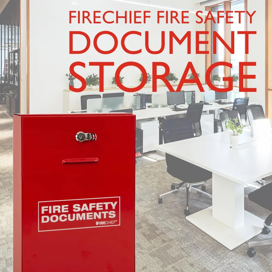 Firechief DHS2 Casier porte-documents verrou rouge