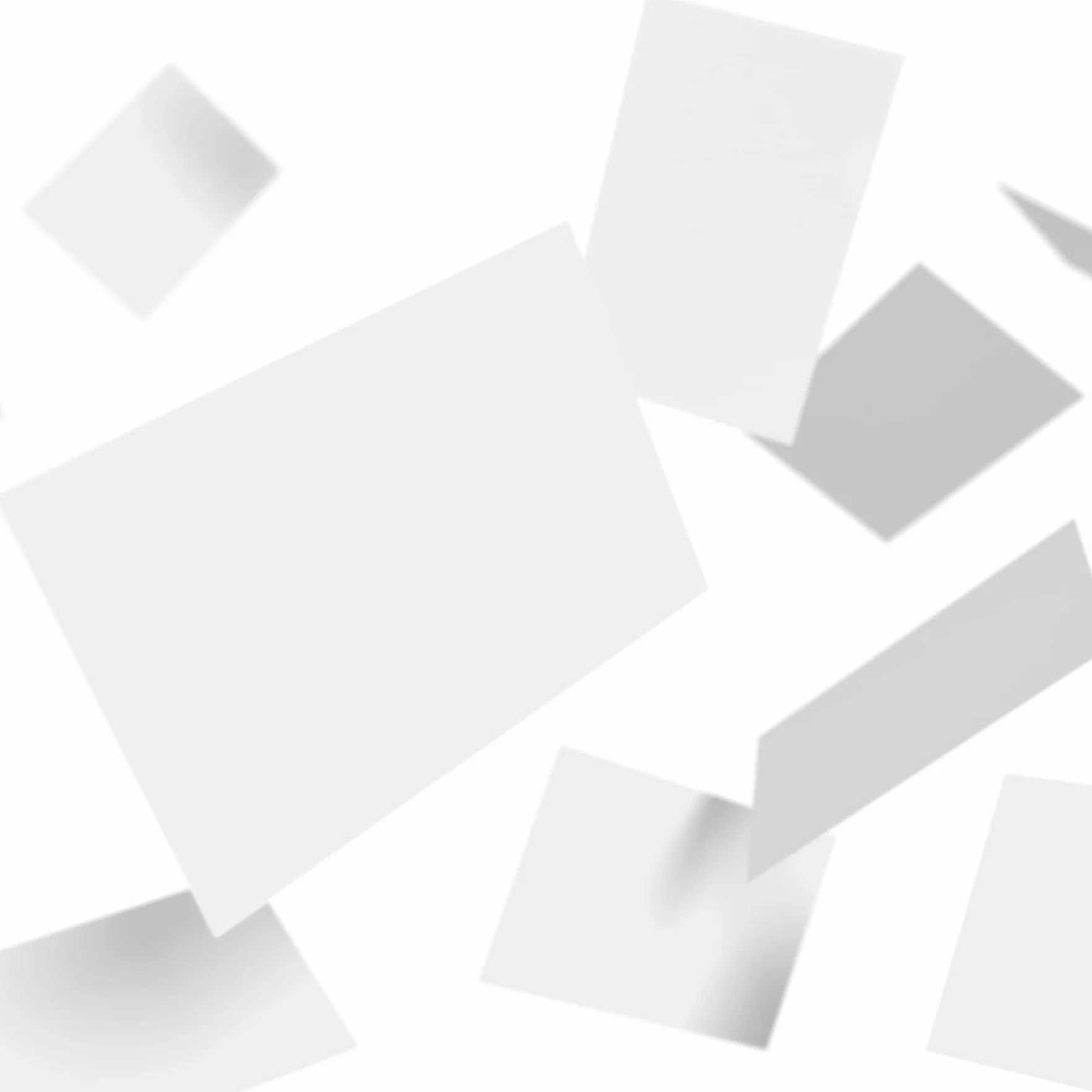 Cartes de visite vierges 350 g/m², lot de 100