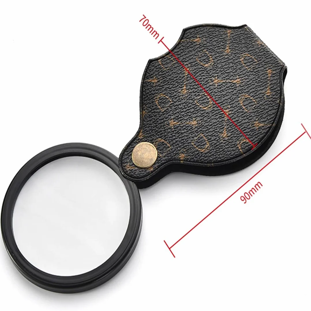 Loupe à Main Pliable 15X 70mm - Aide à la Lecture