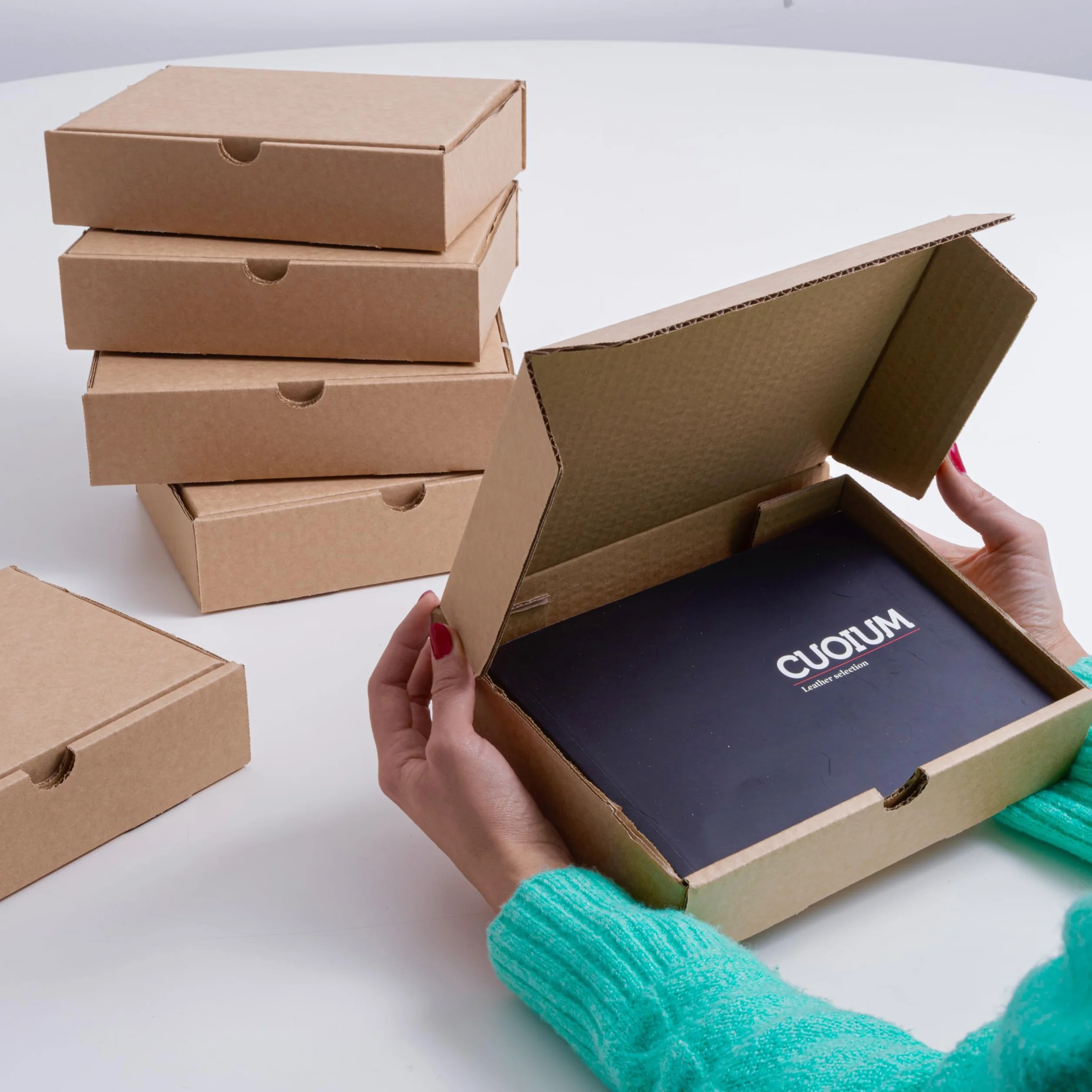 IPEA Boîtes en Carton 21 x 15 x 5 cm 10 Pièces Made in Italy pour Expéditions E-Commerce