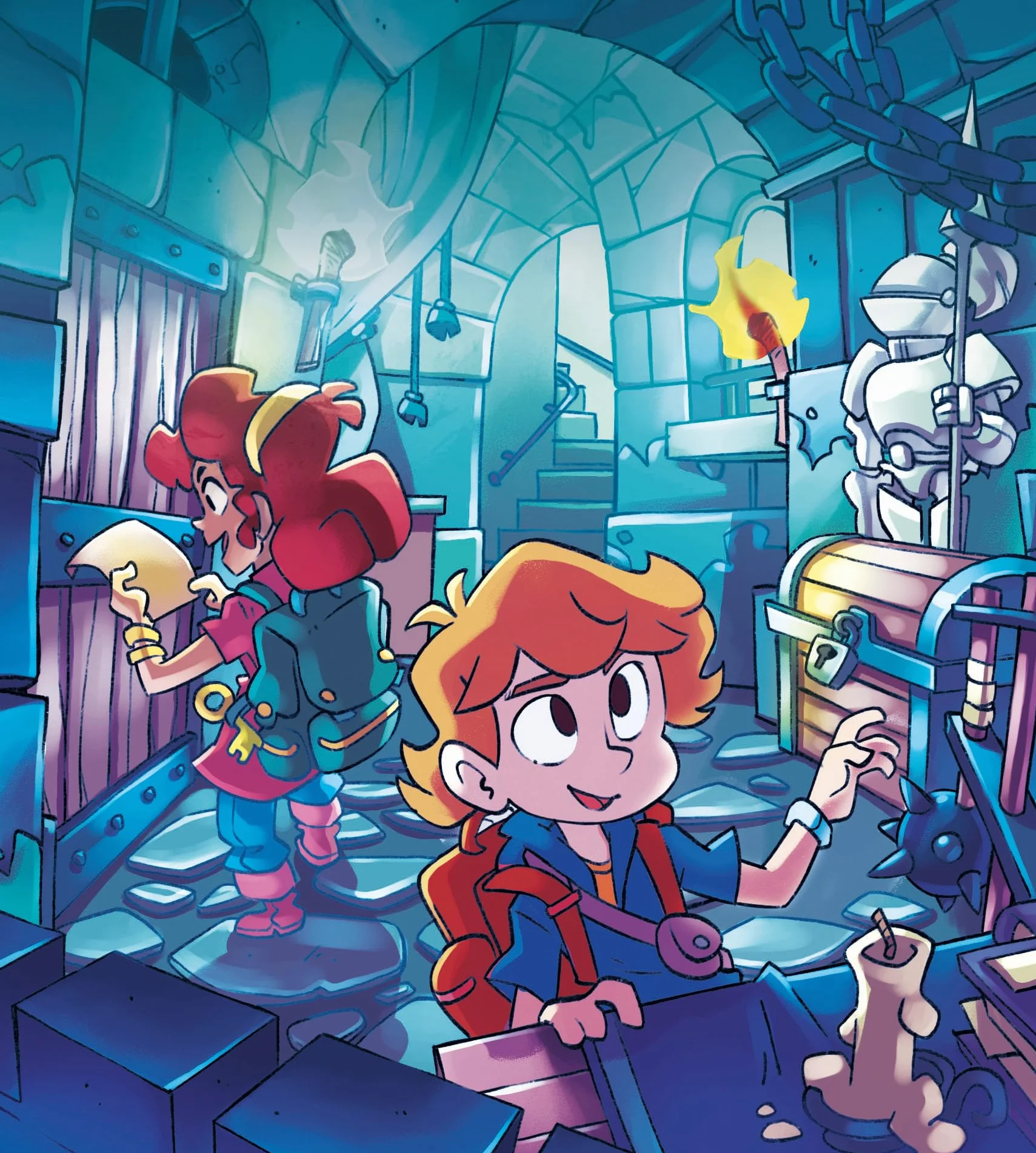 Clementoni Escape Game Pocket Le Château Maudit 30 Énigmes Coopératif Dès 8 Ans