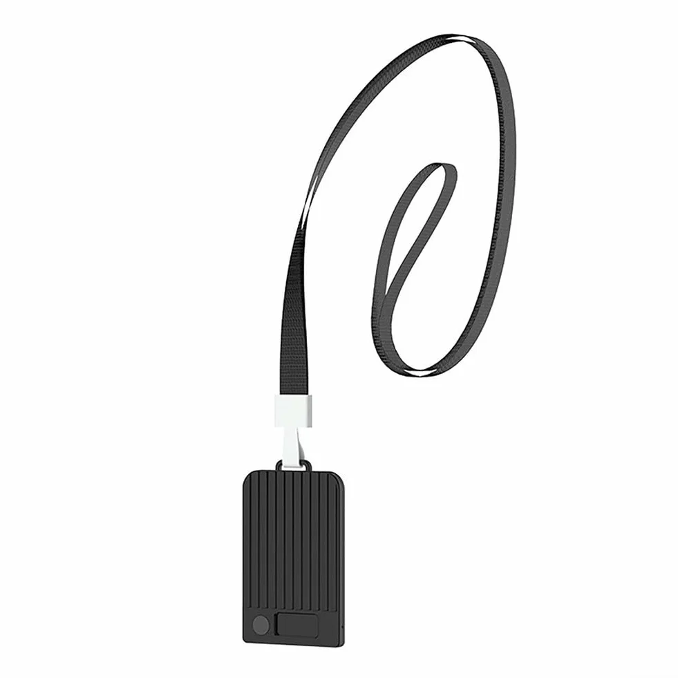 Étui de protection pour ordinateur portable Plaud Note/Plaud Note Pro AI, support magnétique, cordon de serrage, gris