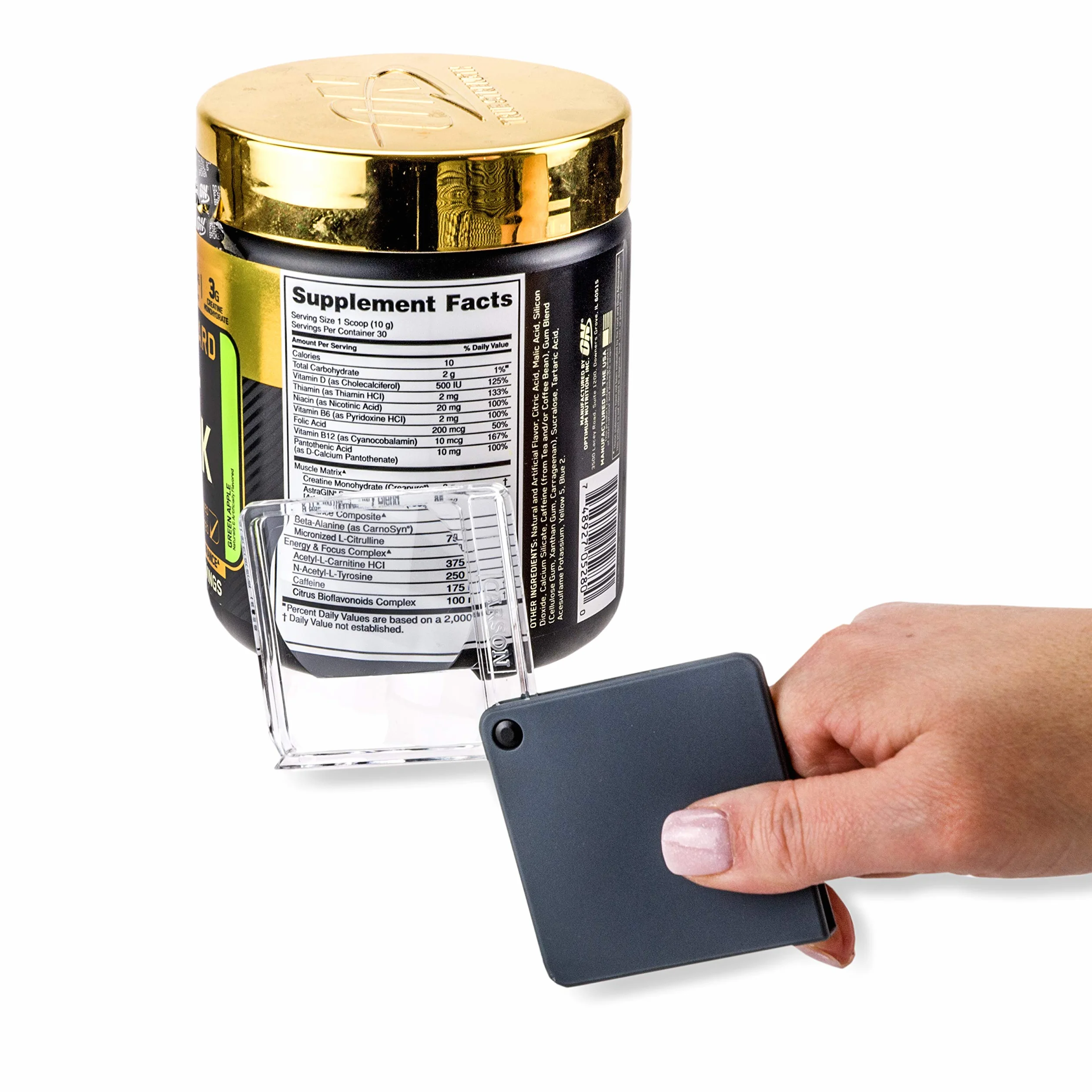 Carson MagniFlip Plus loupe de poche pliante 2,5x/5x/7x avec étui protecteur GN-44