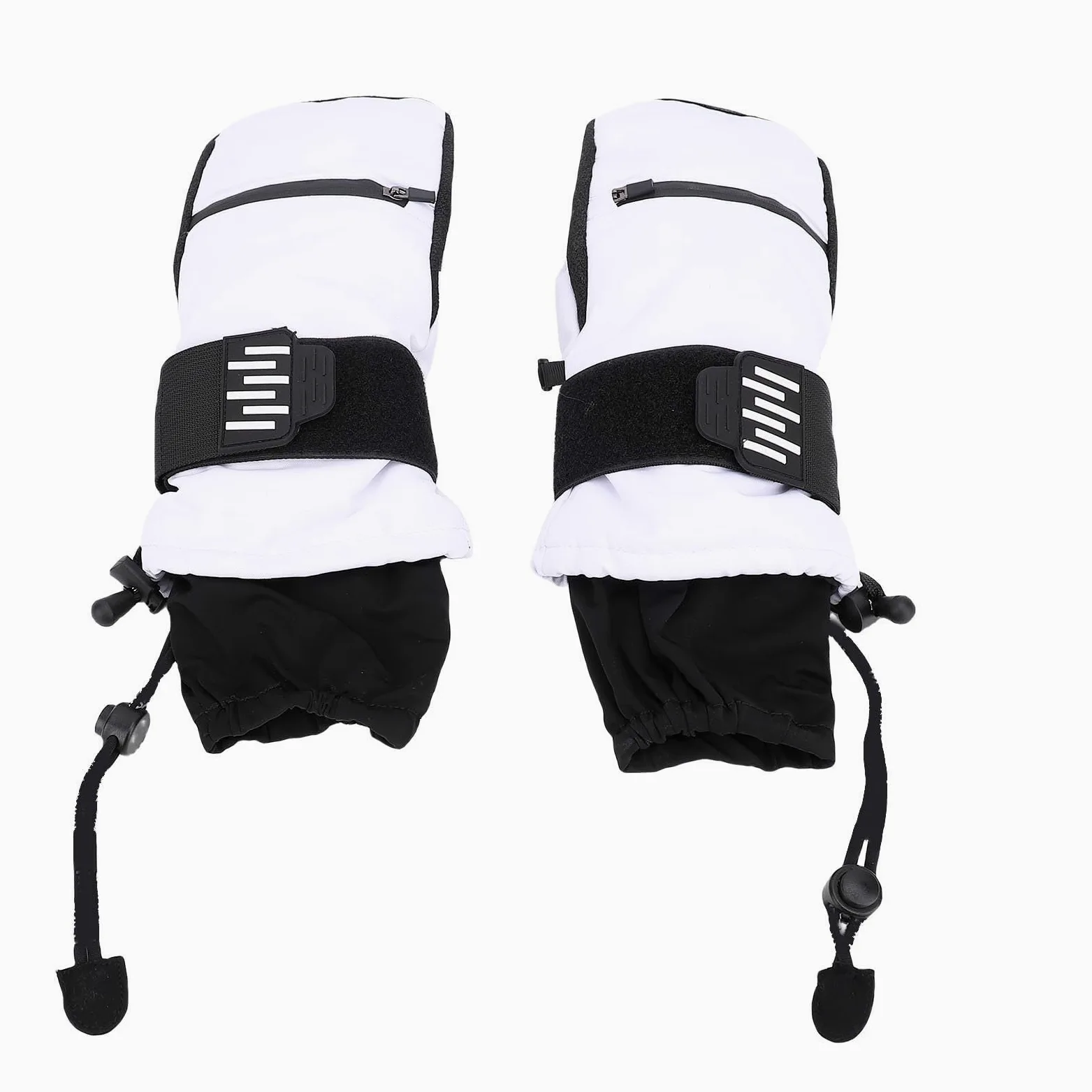 Mitaines de Snowboard avec Protège-Poignets et Jupe Pare-Neige pour Une sécurité Complète des Mains - 2 X Moufles de Ski pour Les Sports d'hiver