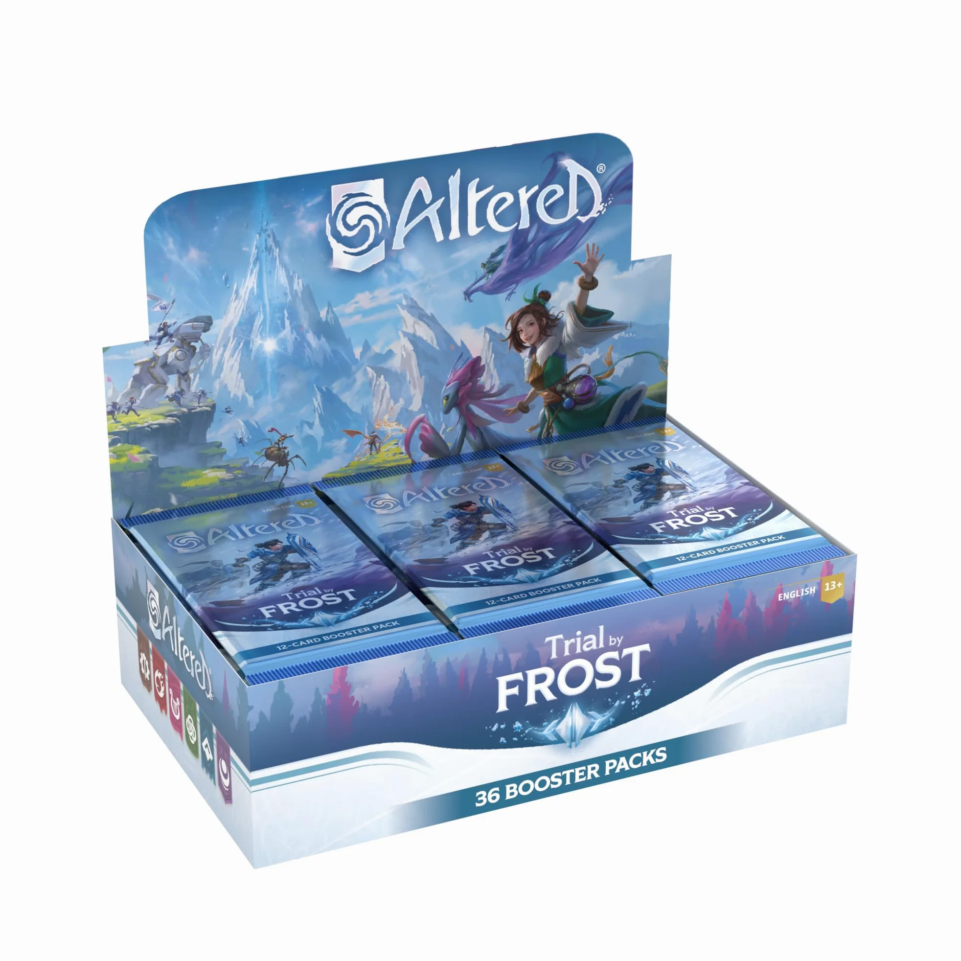 Equinox Altered Trial by Frost Display avec 36 boosters, Extension complète du Jeu de Cartes stratégique à Collectionner, âge 13 Ans et Plus, pour 2 Joueurs, 20-30 Minutes, Anglais