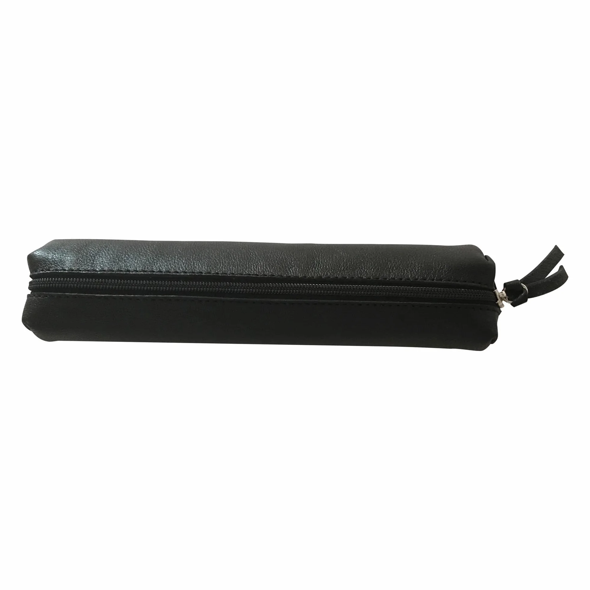 Clairefontaine Petite Troussse Slim en Véritable Cuir d'Agneau Noir